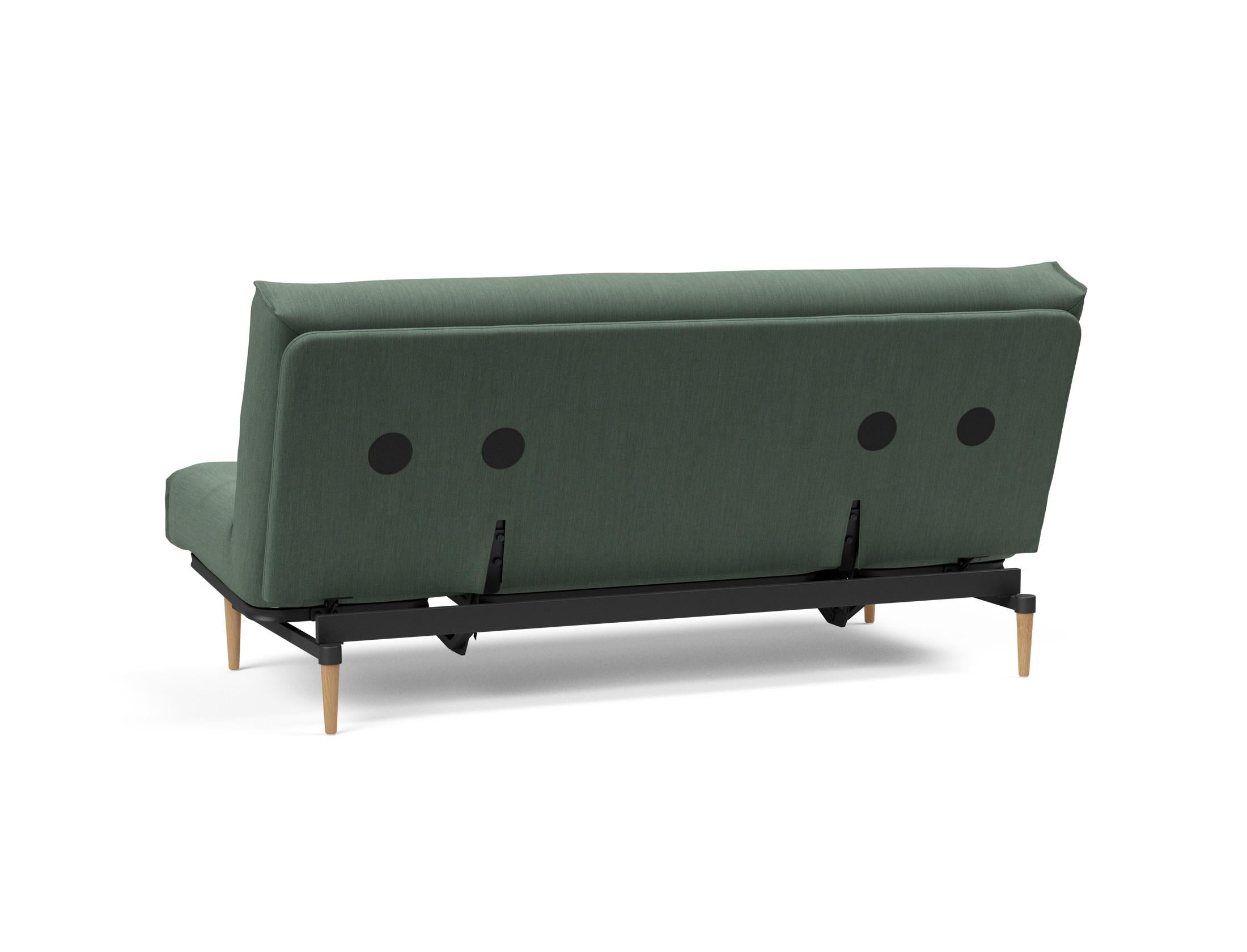 Erleben Sie das Colpus Bettsofa 140 Nordic Soft Spring von Innovation Living – modern, funktional und ideal für gemütliche Schlafmomente.