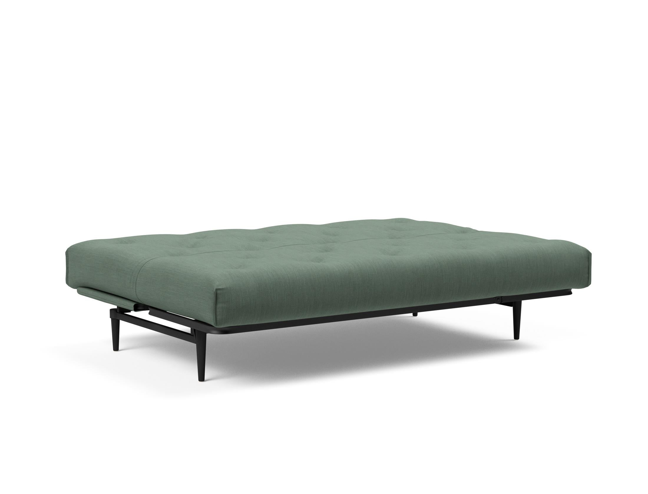 Entdecken Sie das Colpus Bettsofa 140 in Nordic Eiche schwarz von Innovation Living – perfekter Komfort und modernes Design für Ihr Zuhause.