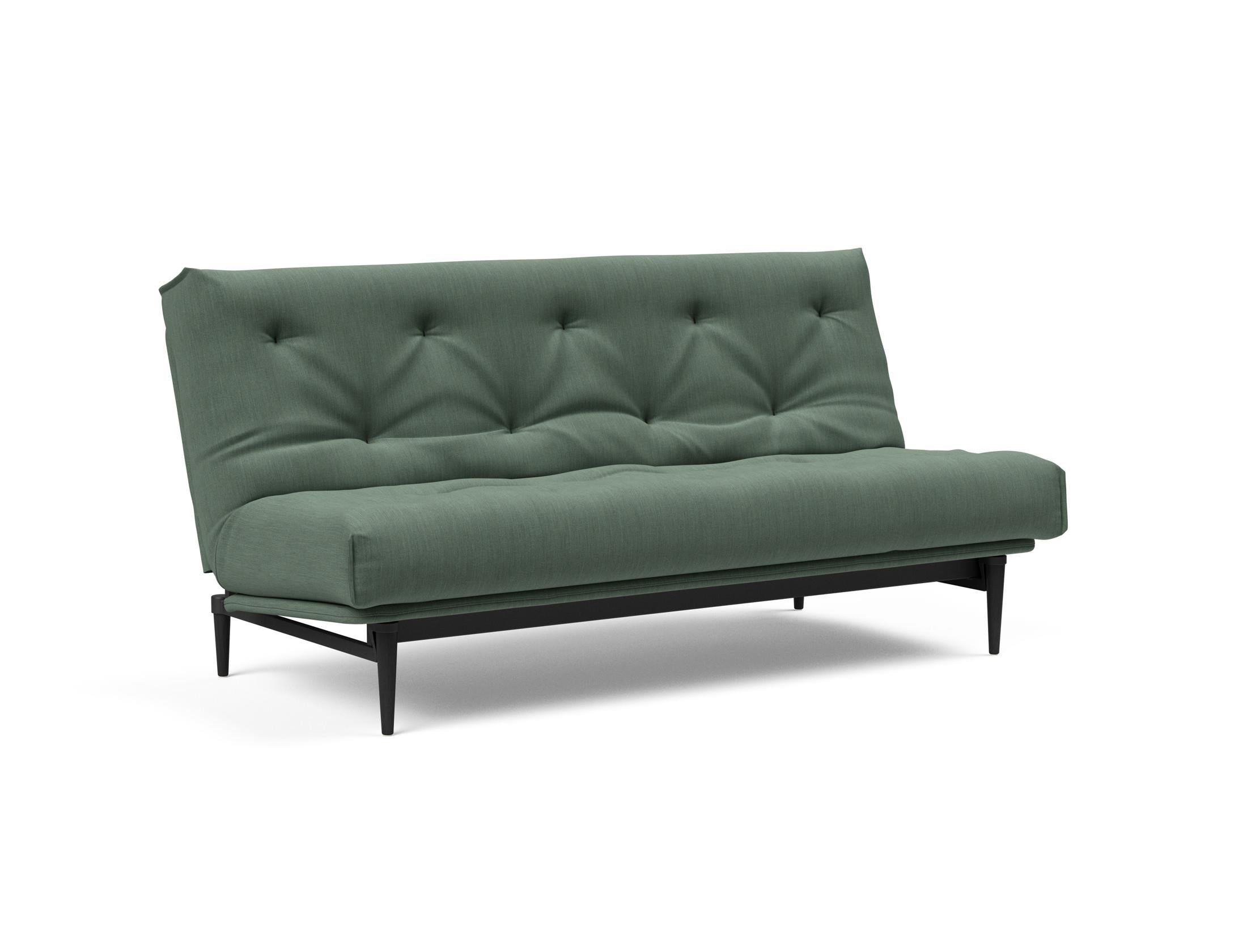 Entdecken Sie das Colpus Bettsofa 140 in Nordic Eiche schwarz – stilvolles Design trifft auf multifunktionalen Komfort für Ihr Zuhause.