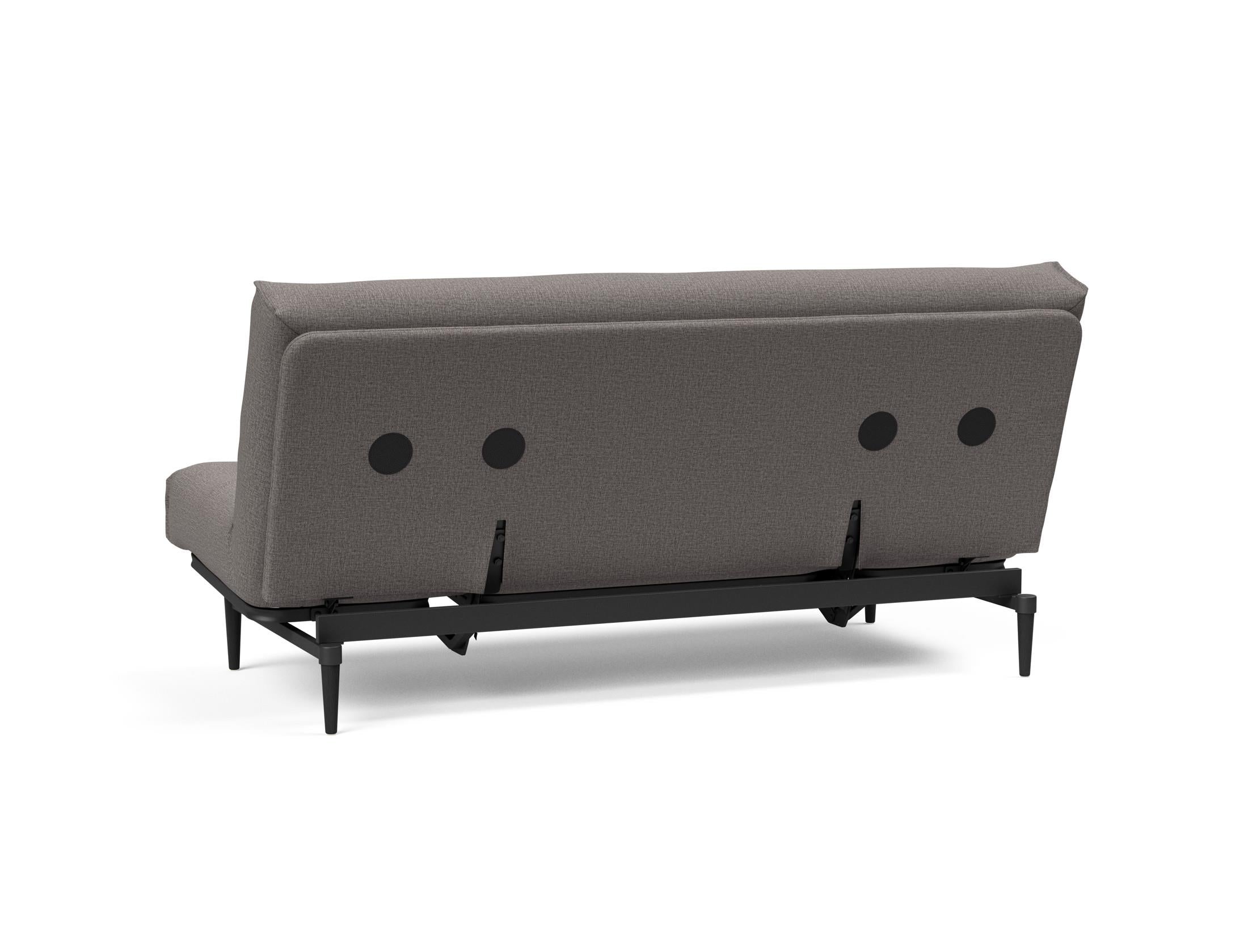 Entdecken Sie das Colpus Bettsofa 140 in Nordic Eiche schwarz von Innovation Living – perfekter Komfort und modernes Design für Ihr Zuhause.