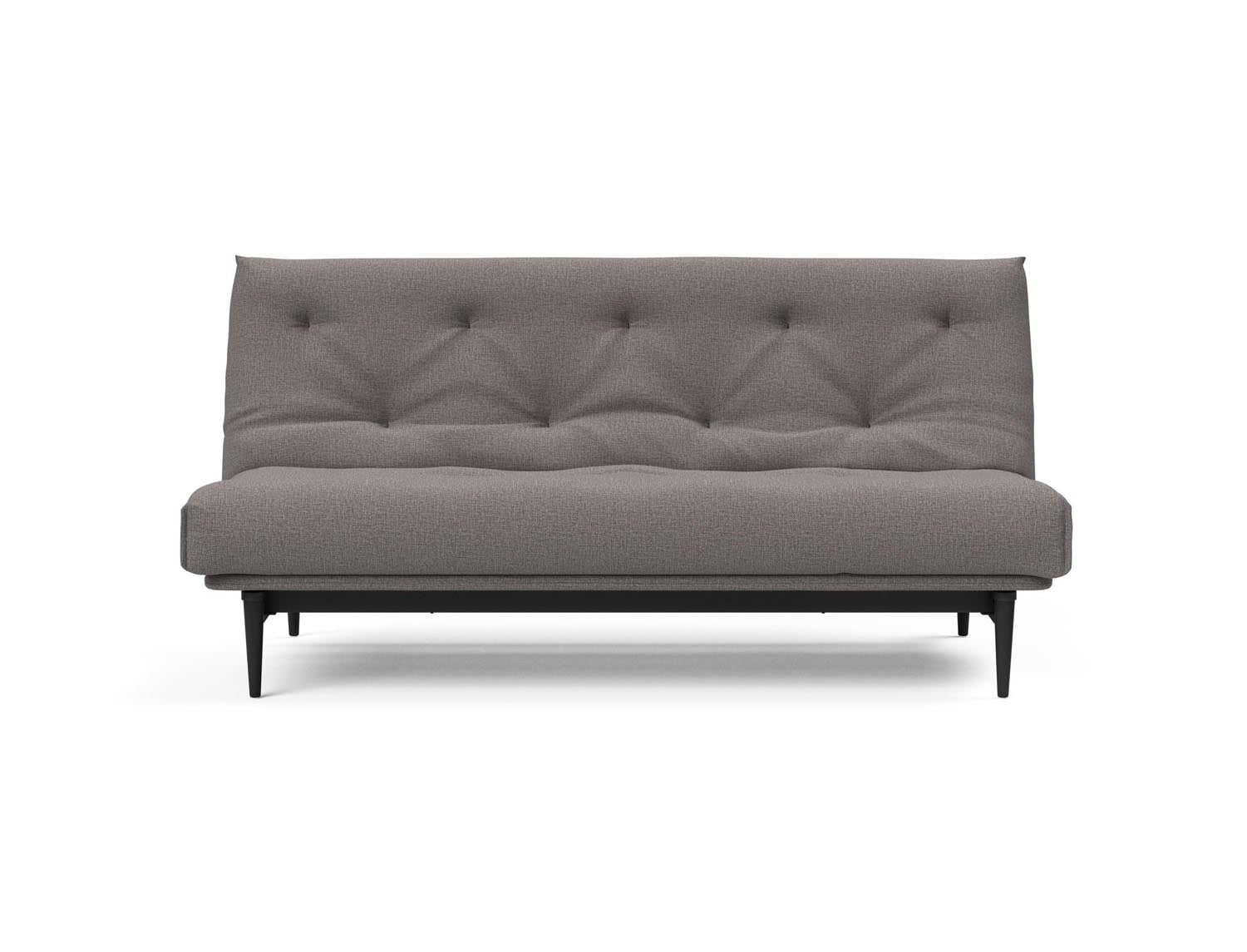 Erleben Sie das Colpus Bettsofa 140 in elegantem Nordic Eiche schwarz. Der Soft Spring Bezug vereint modernen Stil mit optimalem Sitzkomfort.