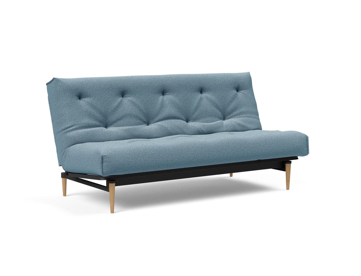 Colpus Bettsofa 140 Nordic Soft Spring in 525 Mixed Dance Light Blue präsentiert im Onlineshop von KAQTU Design AG. Bettsofa ist von Innovation Living