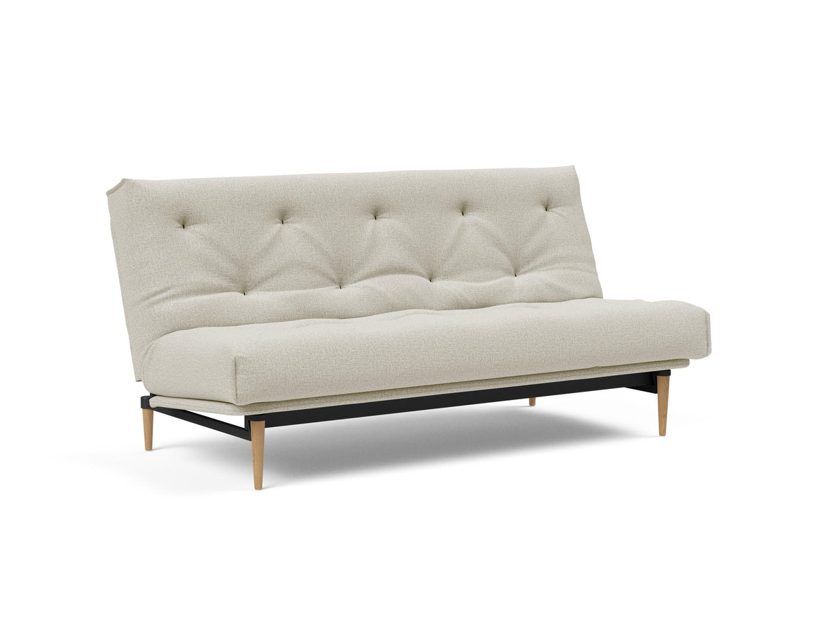 Colpus Bettsofa 140 Nordic mit Gestellbezug Soft Spring in 527 Mixed Dance Natural präsentiert im Onlineshop von KAQTU Design AG. Bettsofa ist von Innovation Living