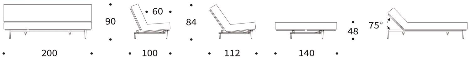 Entdecken Sie das Colpus Bettsofa 140 Nordic: Elegantes Schlafsofa mit hochwertigem Soft Spring Bezug, ideal für stilvolle Wohnräume und entspannte Nächte.