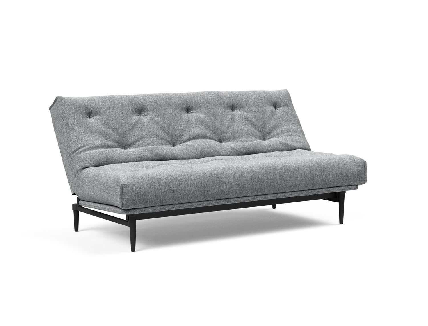 Erleben Sie das Colpus Bettsofa 140 in stilvollem Nordic Eiche schwarz – ideal für entspannte Nächte und elegantes Wohnen.