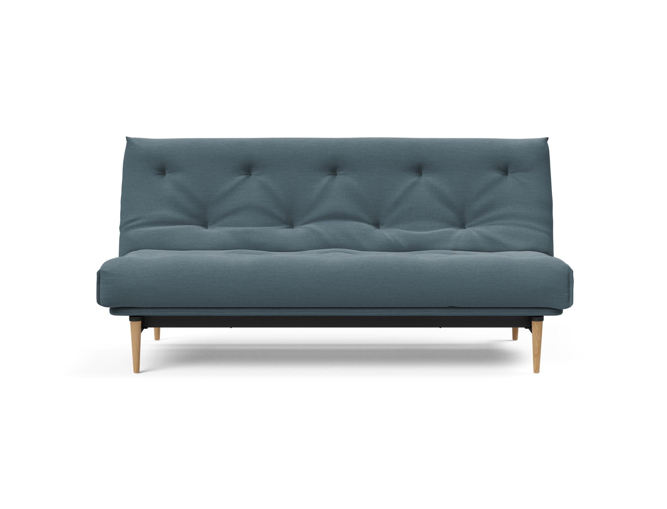 Erleben Sie das Colpus Bettsofa 140 Nordic: Modernes Schlafsofa mit weichem Soft Spring Bezug, perfekt für gemütliche Abende und stilvolle Einrichtung.