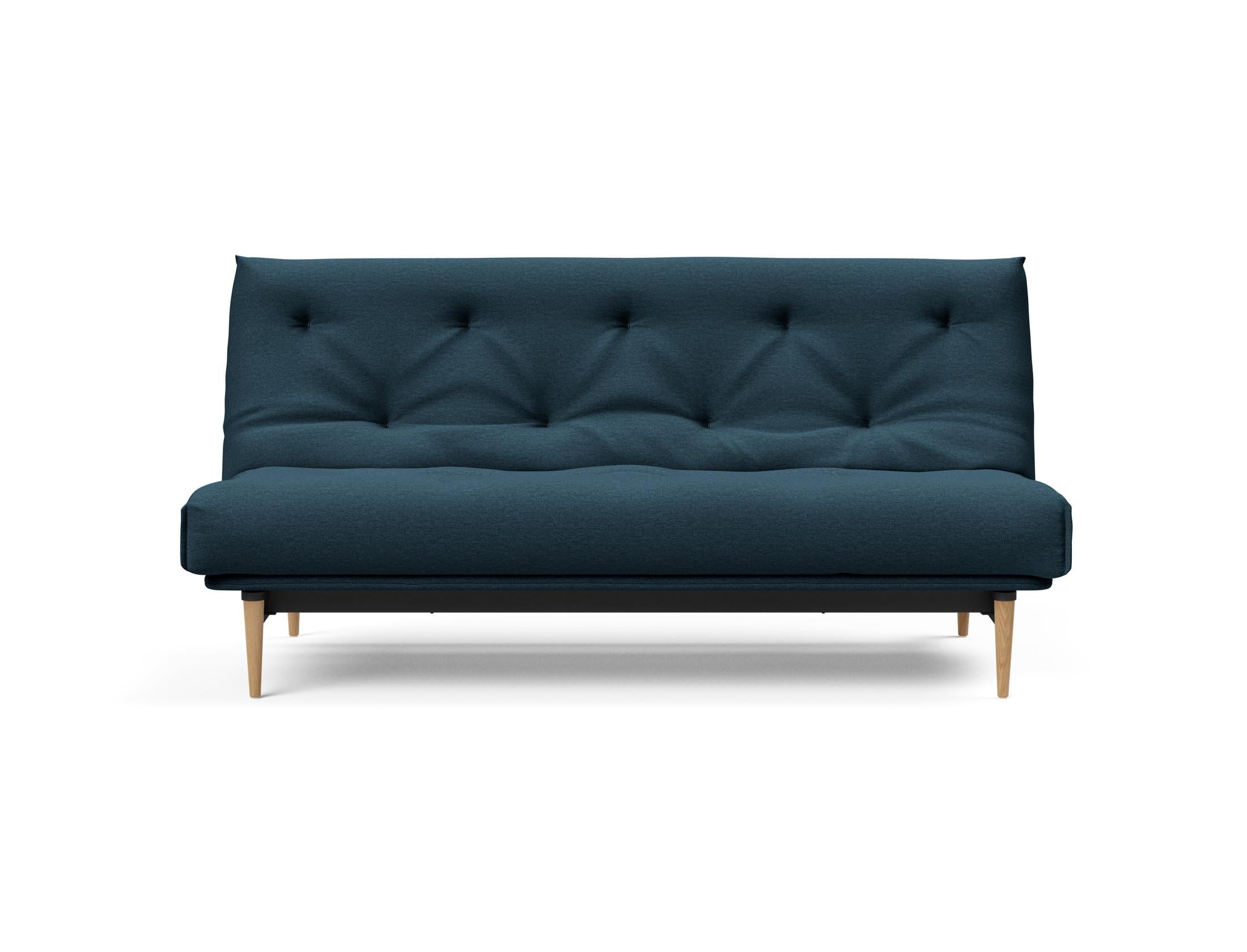 Erleben Sie das Colpus Bettsofa 140 Nordic: Modernes Schlafsofa mit weichem Soft Spring Bezug, perfekt für gemütliche Abende und stilvolle Einrichtung.