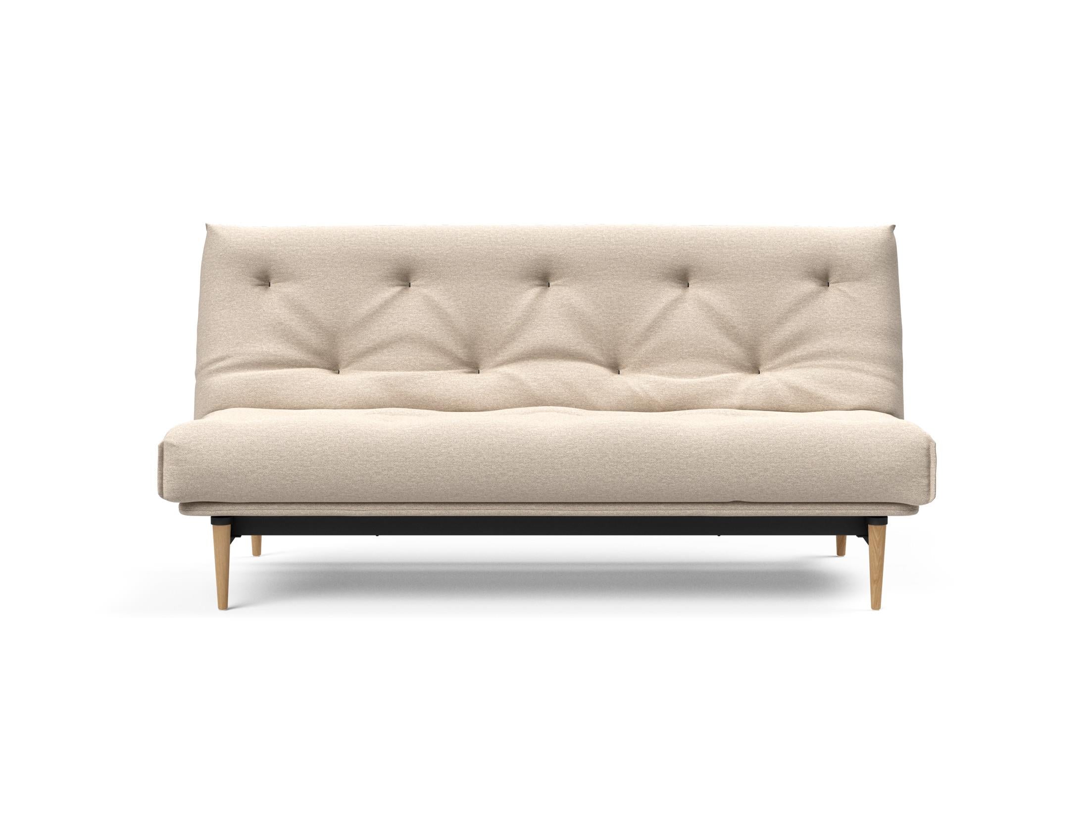 Erleben Sie das Colpus Bettsofa 140 Nordic: Modernes Schlafsofa mit weichem Soft Spring Bezug, perfekt für gemütliche Abende und stilvolle Einrichtung.