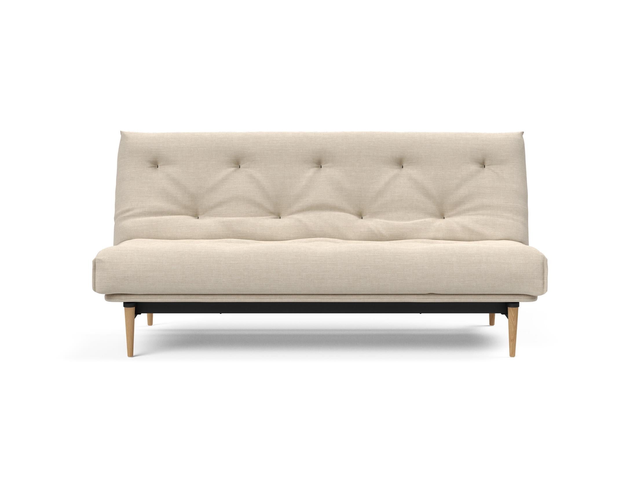 Entdecken Sie das Colpus Bettsofa 140 Nordic: Elegantes Schlafsofa mit hochwertigem Soft Spring Bezug, ideal für stilvolle Wohnräume und entspannte Nächte.