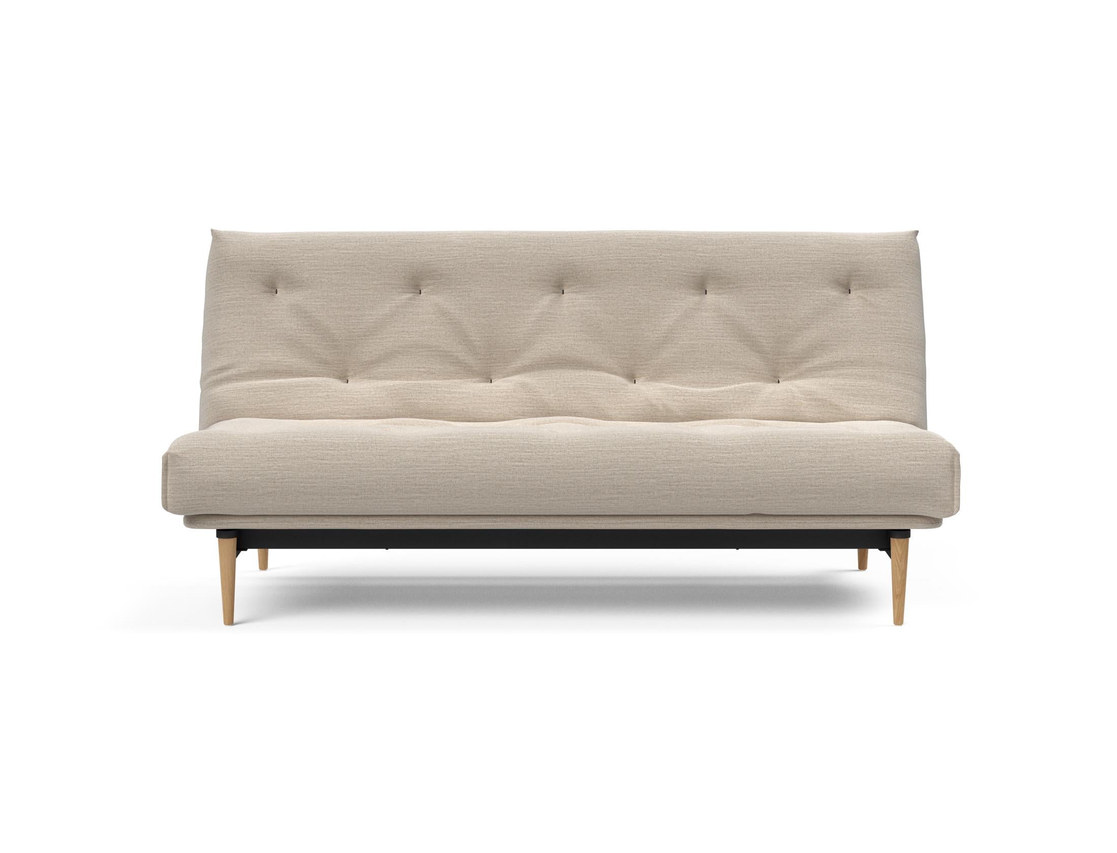 Erleben Sie das Colpus Bettsofa 140 Nordic: Modernes Schlafsofa mit weichem Soft Spring Bezug, perfekt für gemütliche Abende und stilvolle Einrichtung.