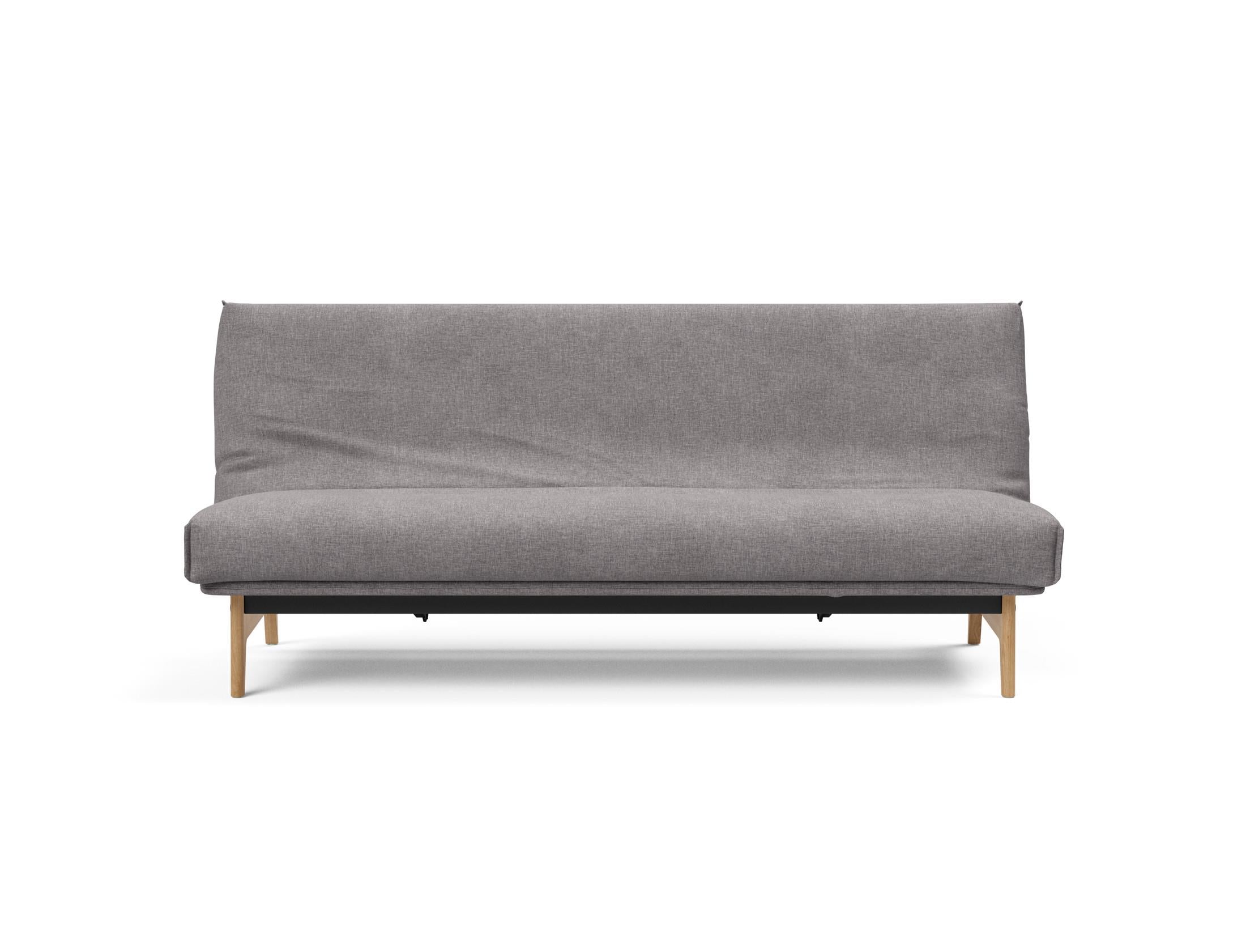 Aslak 120 Bettsofa Nordic Cover: Modernes, vielseitiges Sofa mit Soft Spring Federung, ideal für gemütliche und stilvolle Wohnambiente.