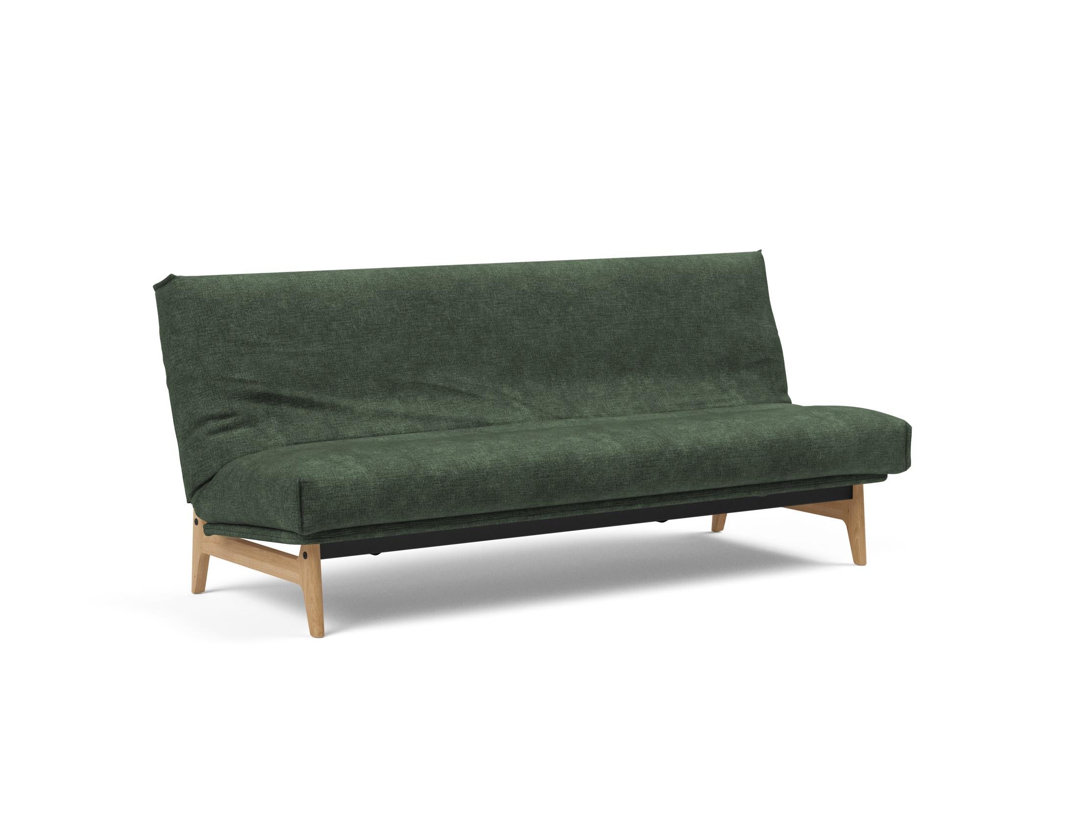 Aslak 120 Bettsofa Nordic Cover: Elegantes Sofa mit Soft Spring Federung, perfekt für entspannte Abende und stilvolle Einrichtung.