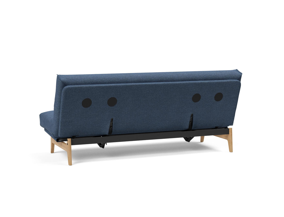 Aslak 120 Bettsofa Nordic Cover Soft Spring in 302 Weda Blue präsentiert im Onlineshop von KAQTU Design AG. Bettsofa ist von Innovation Living
