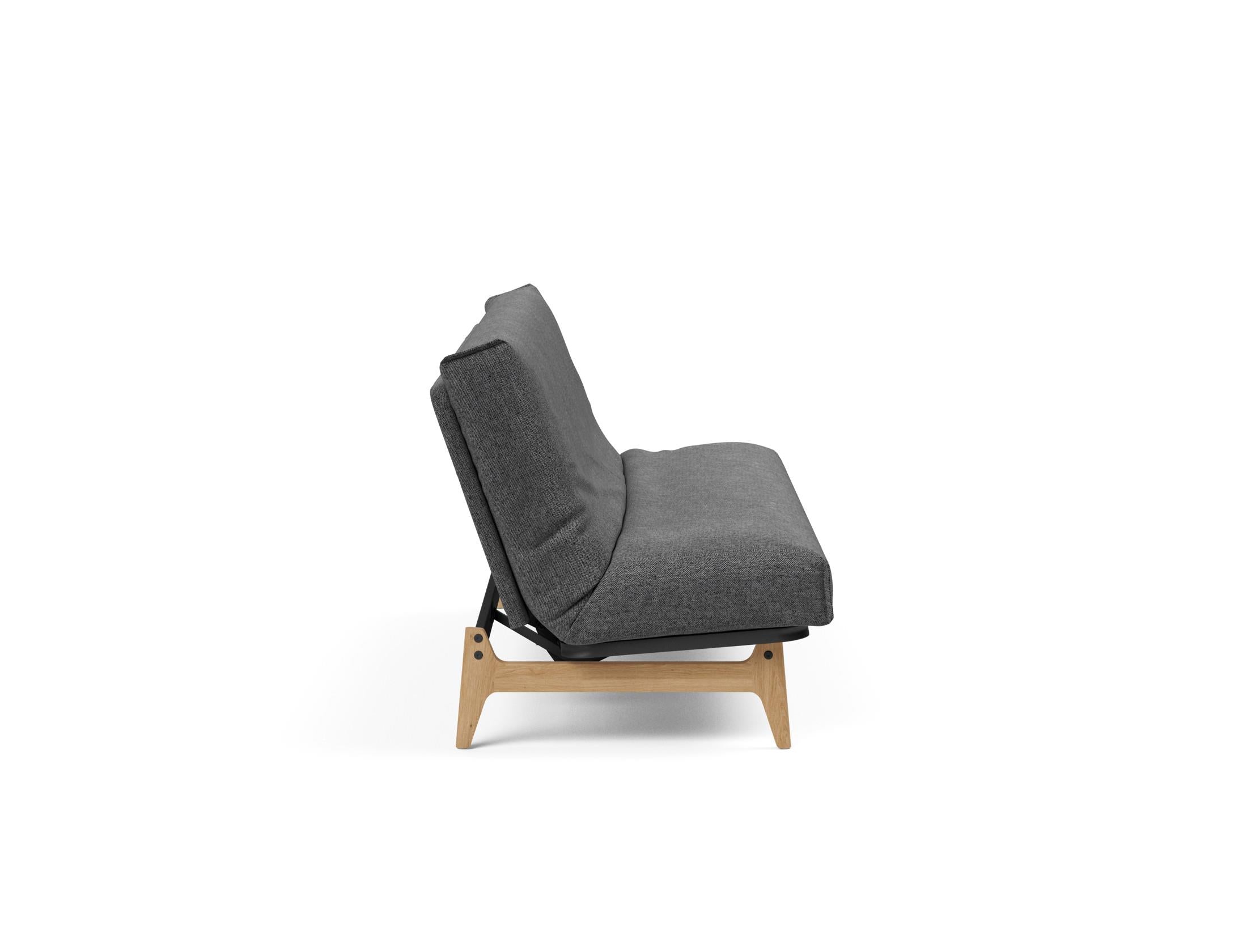 Entdecken Sie das Aslak 120 Bettsofa Nordic Cover Soft Spring von Innovation Living – stilvolles Design trifft auf höchsten Schlafkomfort.