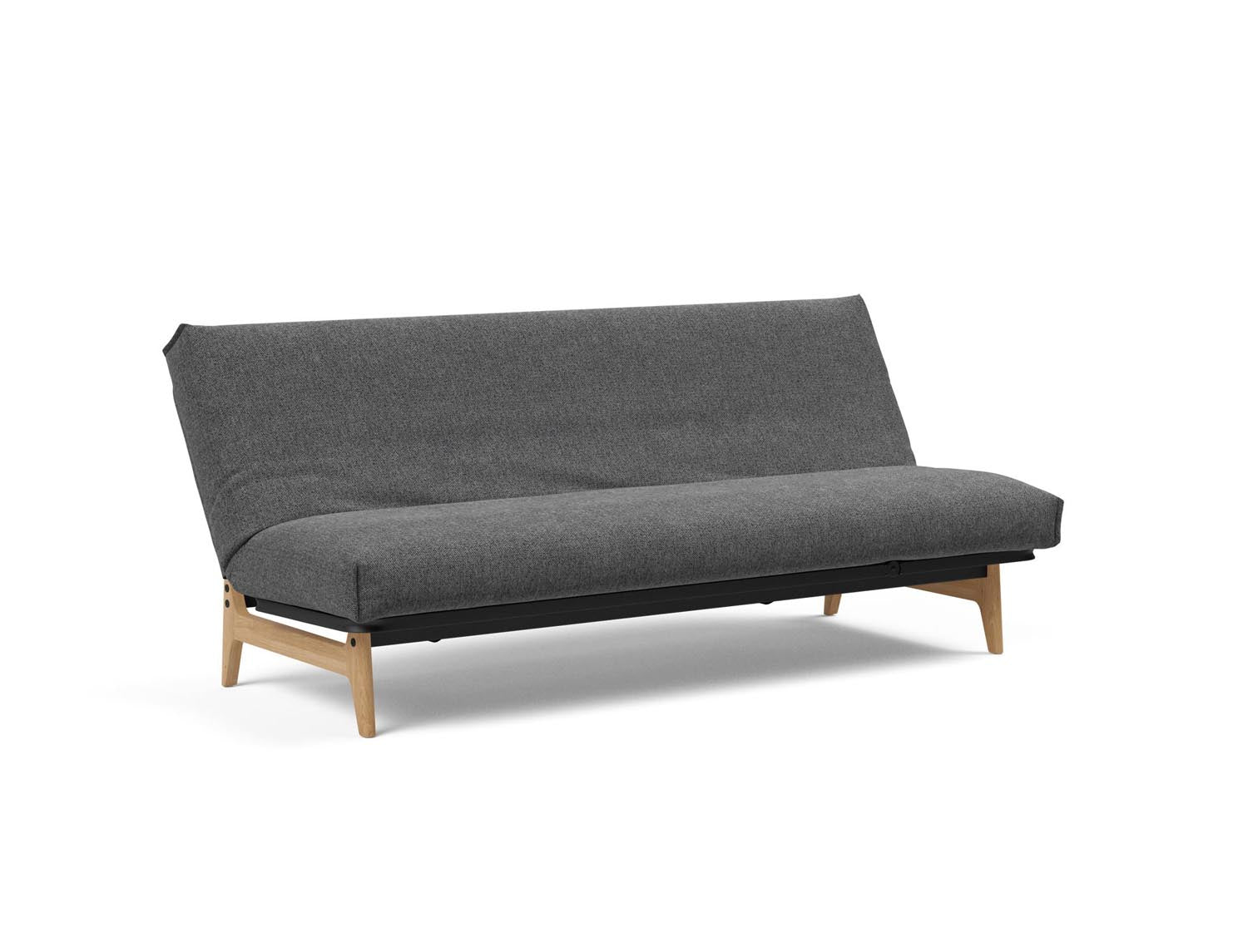 Erleben Sie das Aslak 120 Bettsofa Nordic Cover Soft Spring von Innovation Living – eine perfekte Kombination aus modernem Stil und bequemem Schlafplatz.