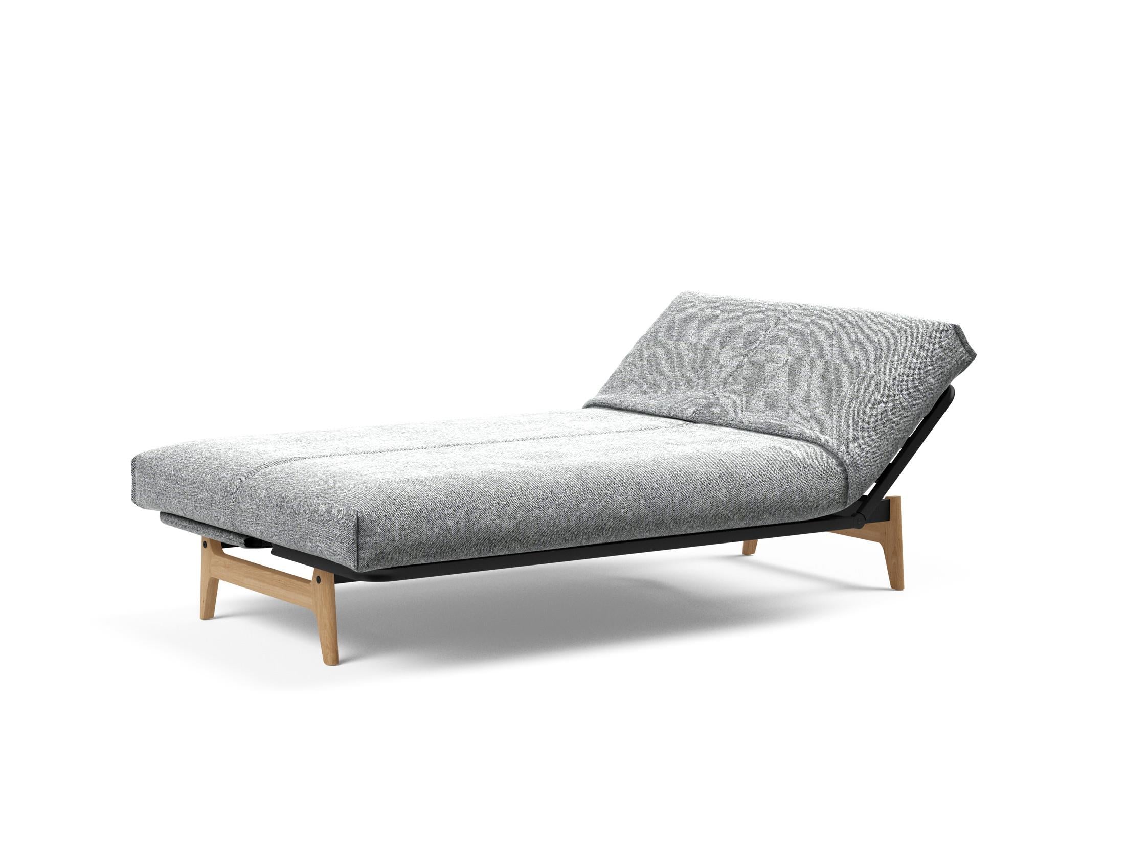 Entdecken Sie das Aslak 120 Bettsofa Nordic Cover Soft Spring von Innovation Living – stilvolles Design trifft auf höchsten Schlafkomfort für Ihr Zuhause.