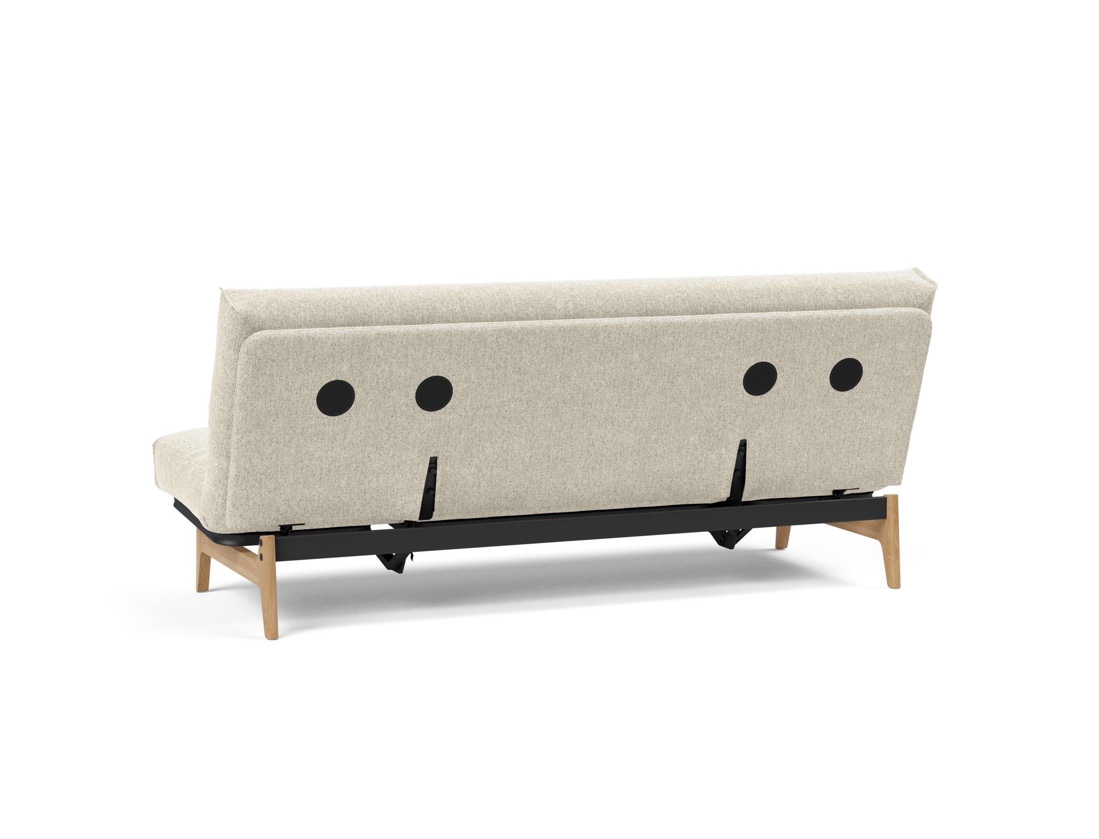 Entdecken Sie das Aslak 120 Bettsofa Nordic Cover Soft Spring von Innovation Living – stilvolles Design trifft auf höchsten Schlafkomfort für Ihr Zuhause.