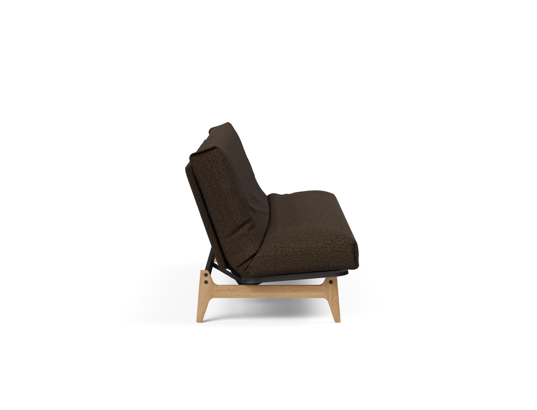 Entdecken Sie das Aslak 120 Bettsofa Nordic Cover Soft Spring von Innovation Living – stilvolles Design trifft auf höchsten Schlafkomfort für Ihr Zuhause.