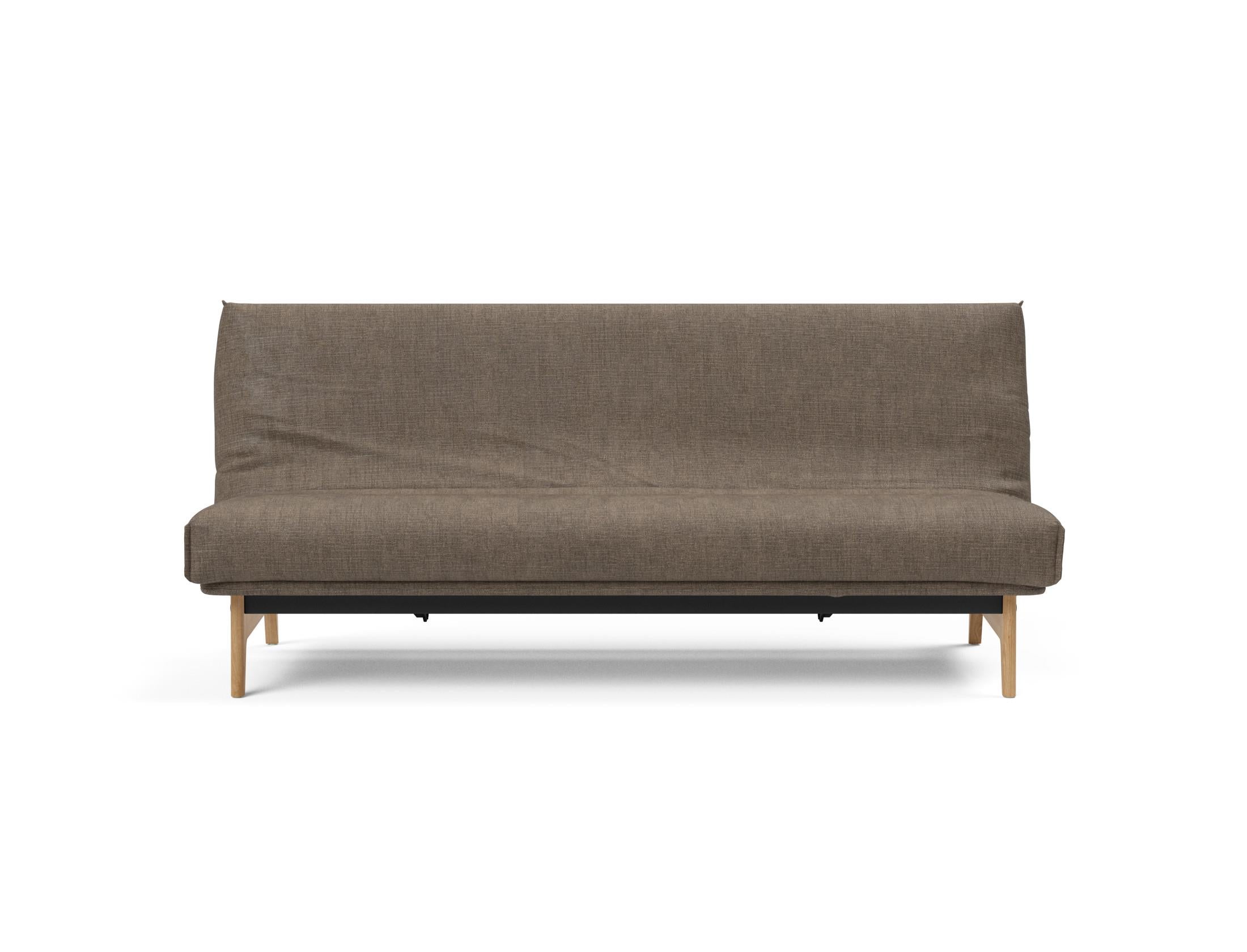 Aslak 120 Bettsofa Nordic Cover: Modernes Design mit Soft Spring Federung, ideal für gemütliche Nächte und stilvolle Wohnräume.