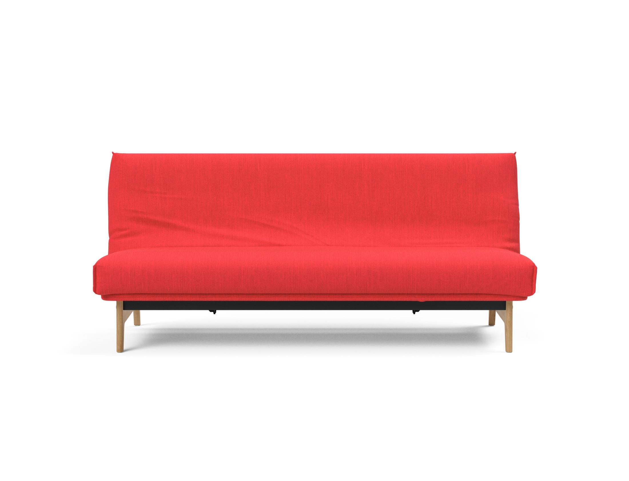Aslak 120 Bettsofa Nordic Cover: Modernes Design mit Soft Spring Federung, ideal für gemütliche Nächte und stilvolle Wohnräume.