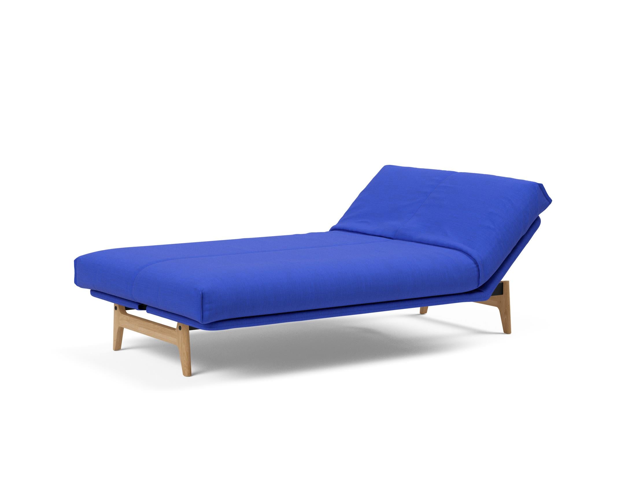 Aslak 120 Bettsofa Nordic Cover: Modernes Design mit Soft Spring Federung, ideal für gemütliche Nächte und stilvolle Wohnräume.