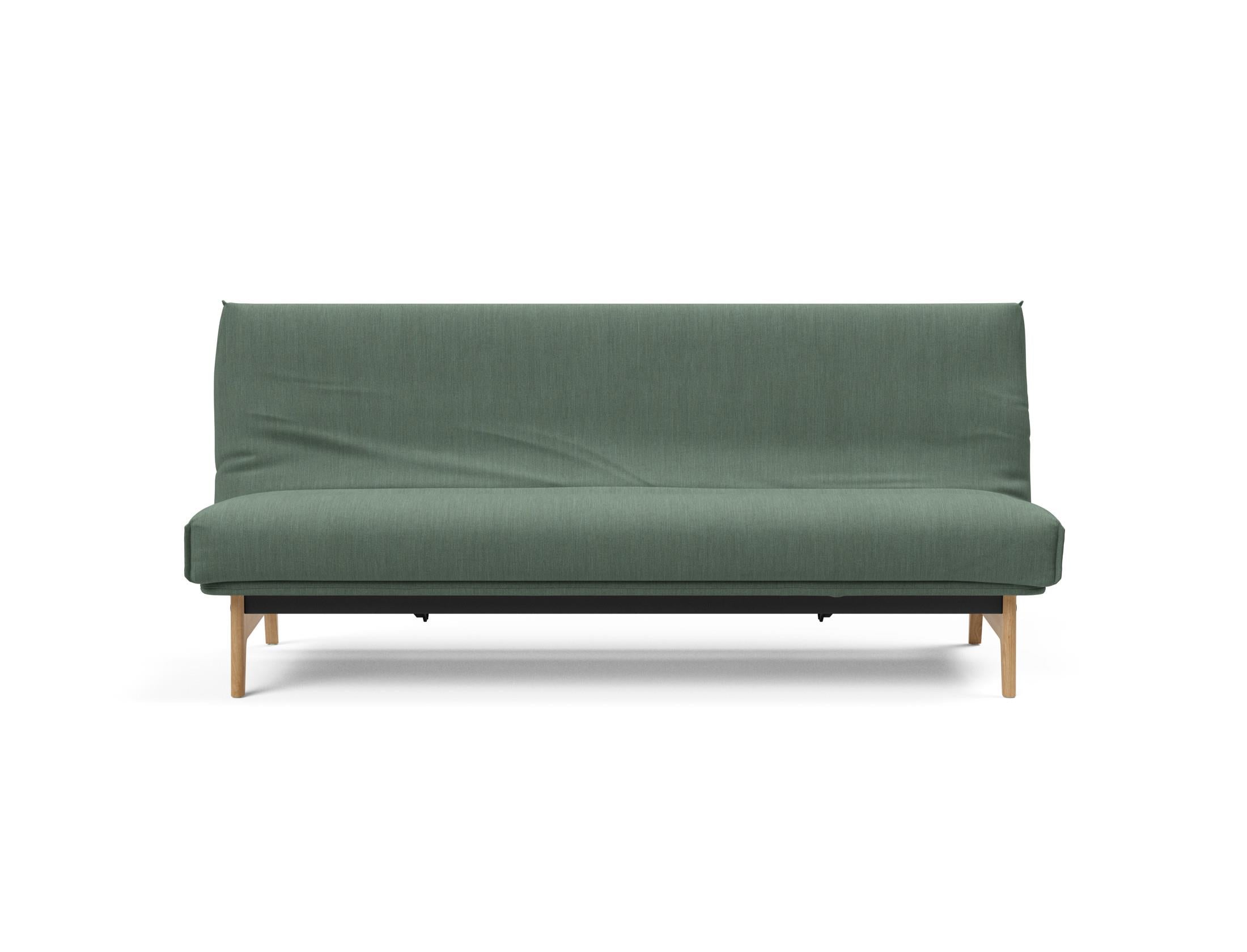 Aslak 120 Bettsofa Nordic Cover: Elegantes Sofa mit Soft Spring Federung, perfekt für entspannte Abende und stilvolle Einrichtung.