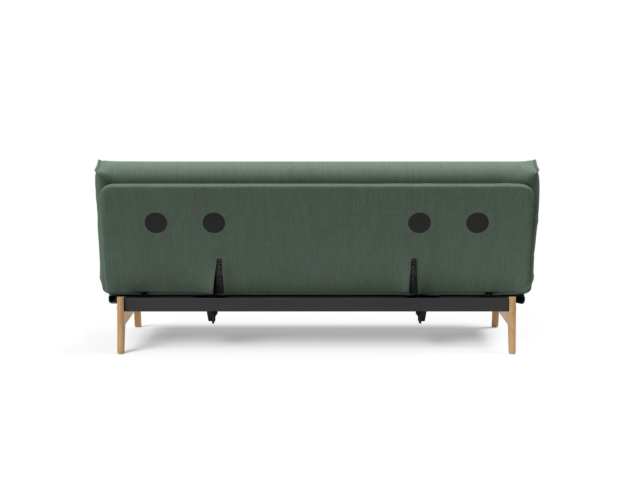 Aslak 120 Bettsofa Nordic Cover: Modernes Design mit Soft Spring Federung, ideal für gemütliche Nächte und stilvolle Wohnräume.