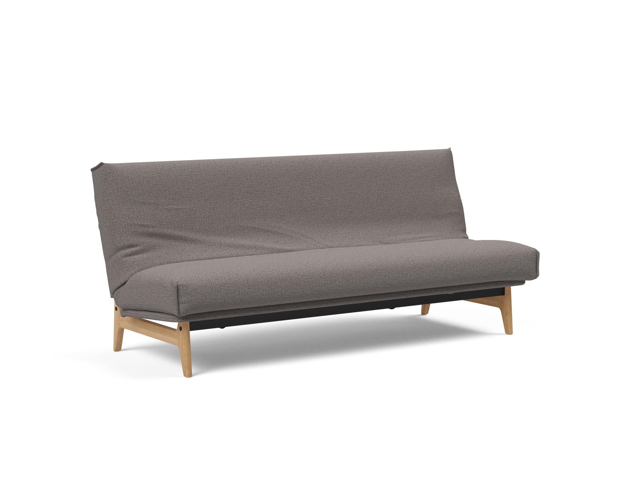 Aslak 120 Bettsofa Nordic Cover: Modernes Design mit Soft Spring Federung, ideal für gemütliche Nächte und stilvolle Wohnräume.
