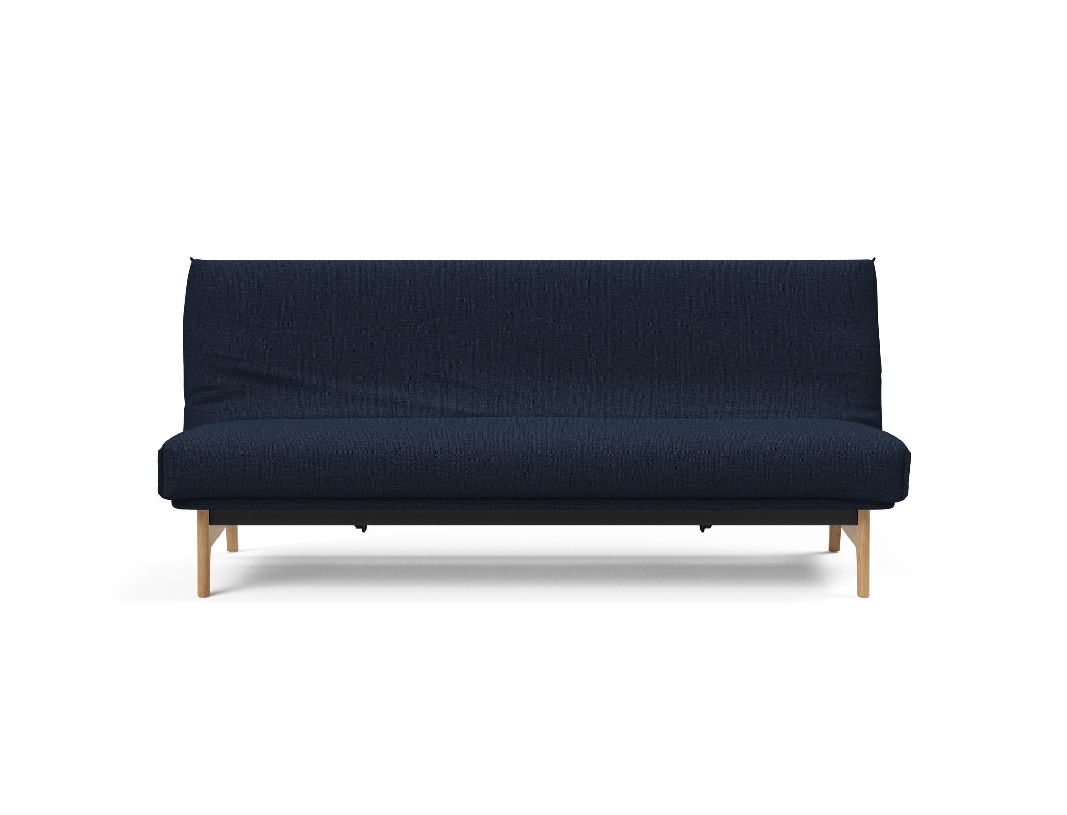 Aslak 120 Bettsofa Nordic Cover: Modernes Design mit Soft Spring Federung, ideal für gemütliche Nächte und stilvolle Wohnräume.