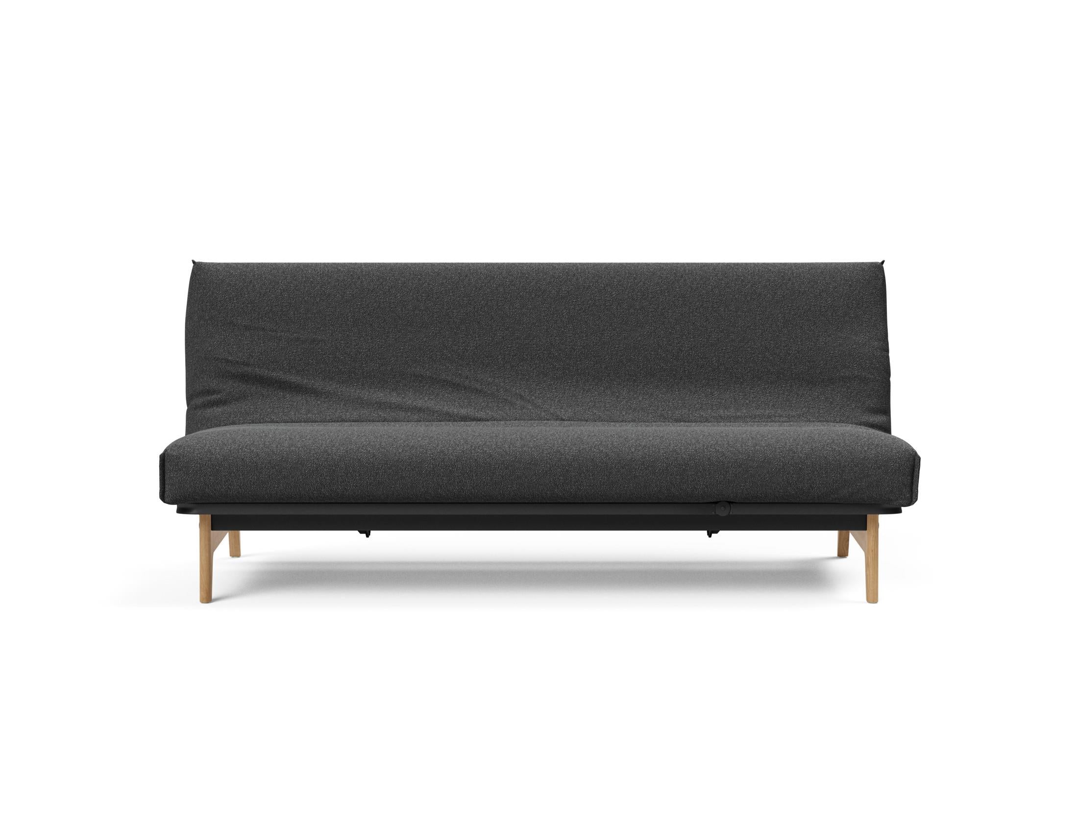 Aslak 120 Bettsofa Nordic Cover: Elegantes Sofa mit Soft Spring Federung, perfekt für entspannte Abende und stilvolle Einrichtung.