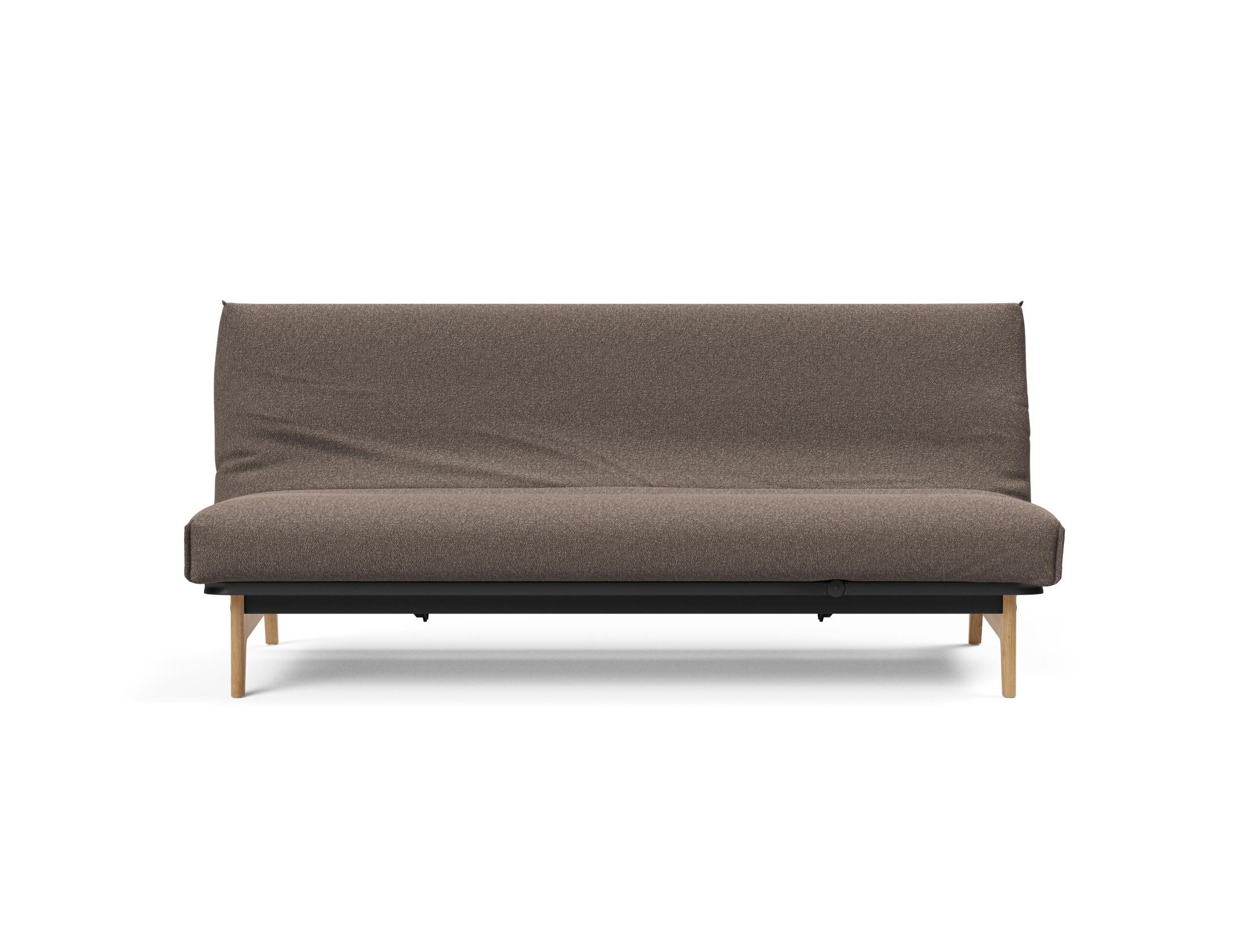Aslak 120 Bettsofa Nordic Cover: Modernes Design mit Soft Spring Federung, ideal für gemütliche Nächte und stilvolle Wohnräume.