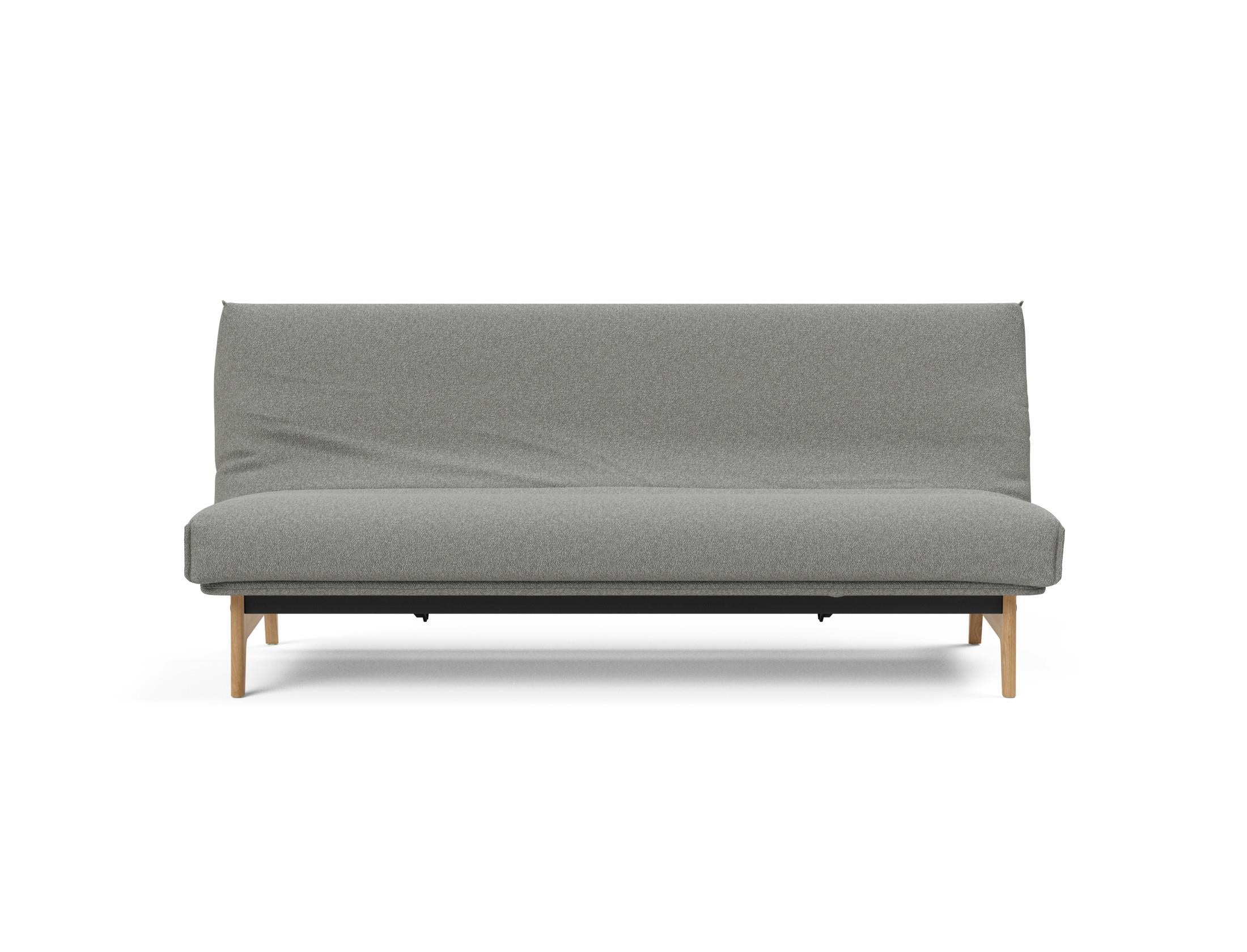 Aslak 120 Bettsofa Nordic Cover: Modernes Design mit Soft Spring Federung, ideal für gemütliche Nächte und stilvolle Wohnräume.
