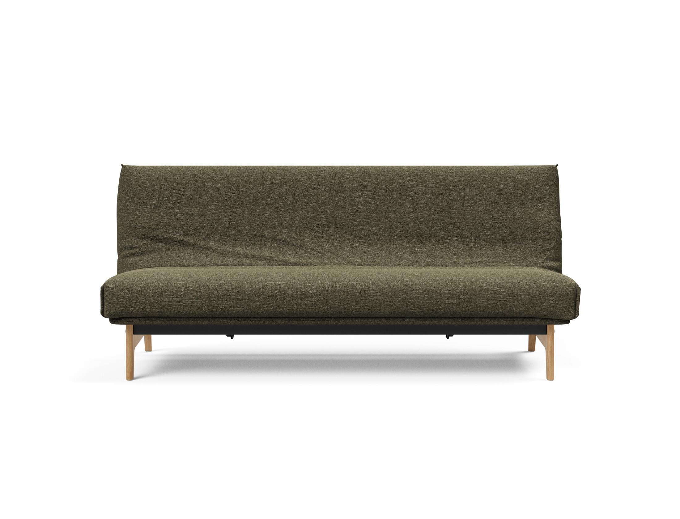 Erleben Sie das Aslak 120 Bettsofa Nordic Cover Soft Spring von Innovation Living – eine perfekte Kombination aus modernem Stil und optimalem Schlafkomfort.