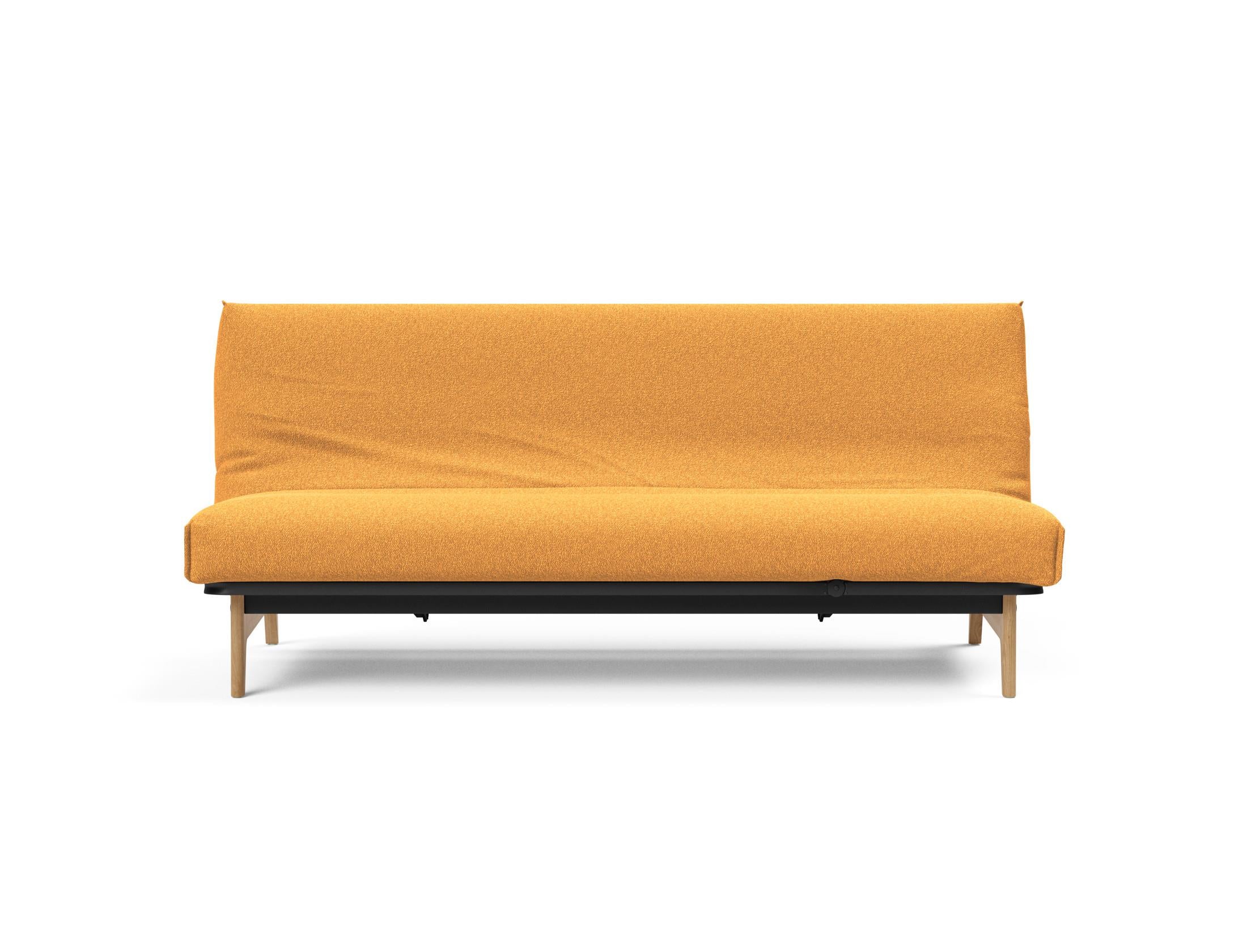 Aslak 120 Bettsofa Nordic Cover: Modernes Design mit Soft Spring Federung, ideal für gemütliche Nächte und stilvolle Wohnräume.