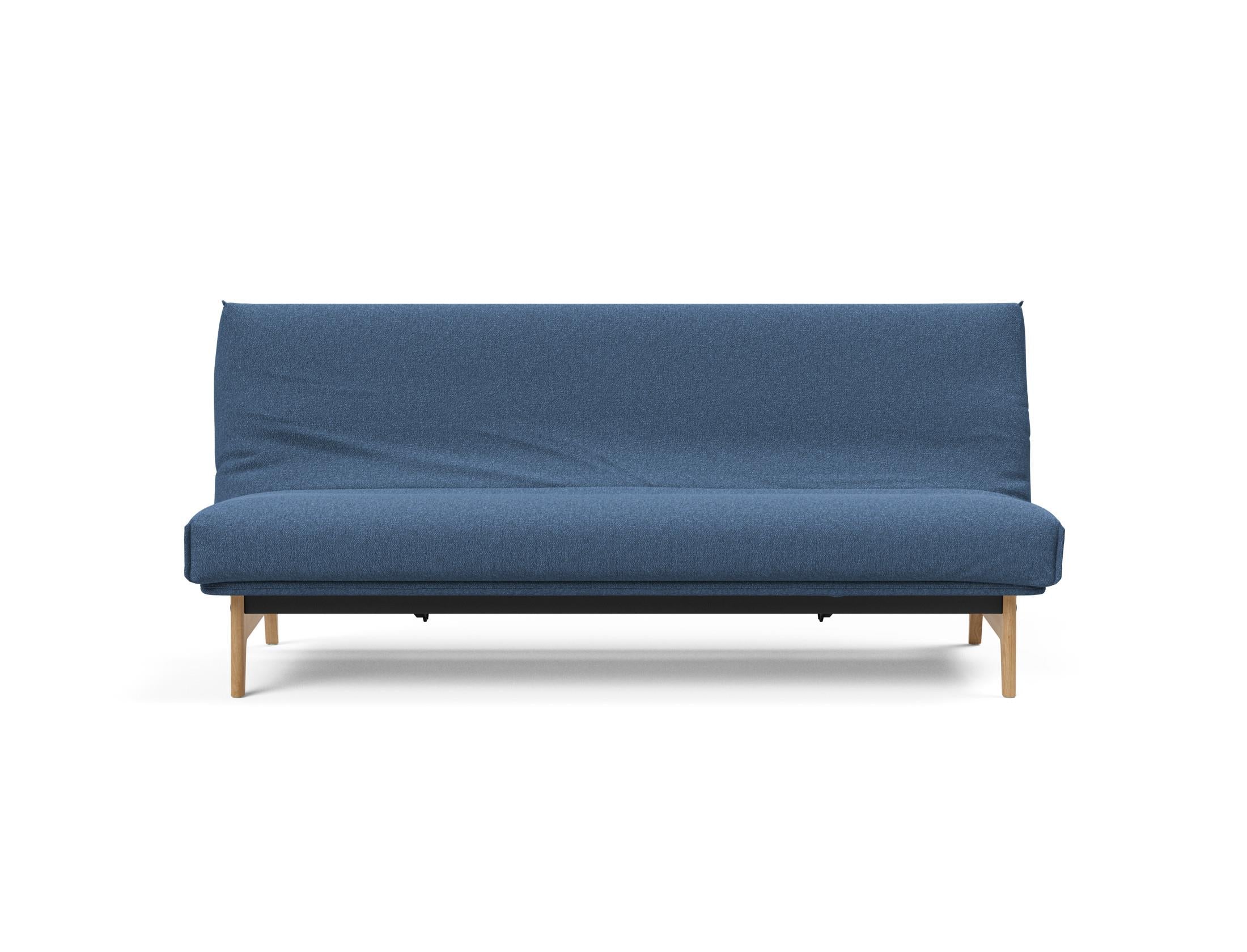 Erleben Sie das Aslak 120 Bettsofa Nordic Cover Soft Spring von Innovation Living – eine perfekte Kombination aus modernem Stil und bequemem Schlafplatz.
