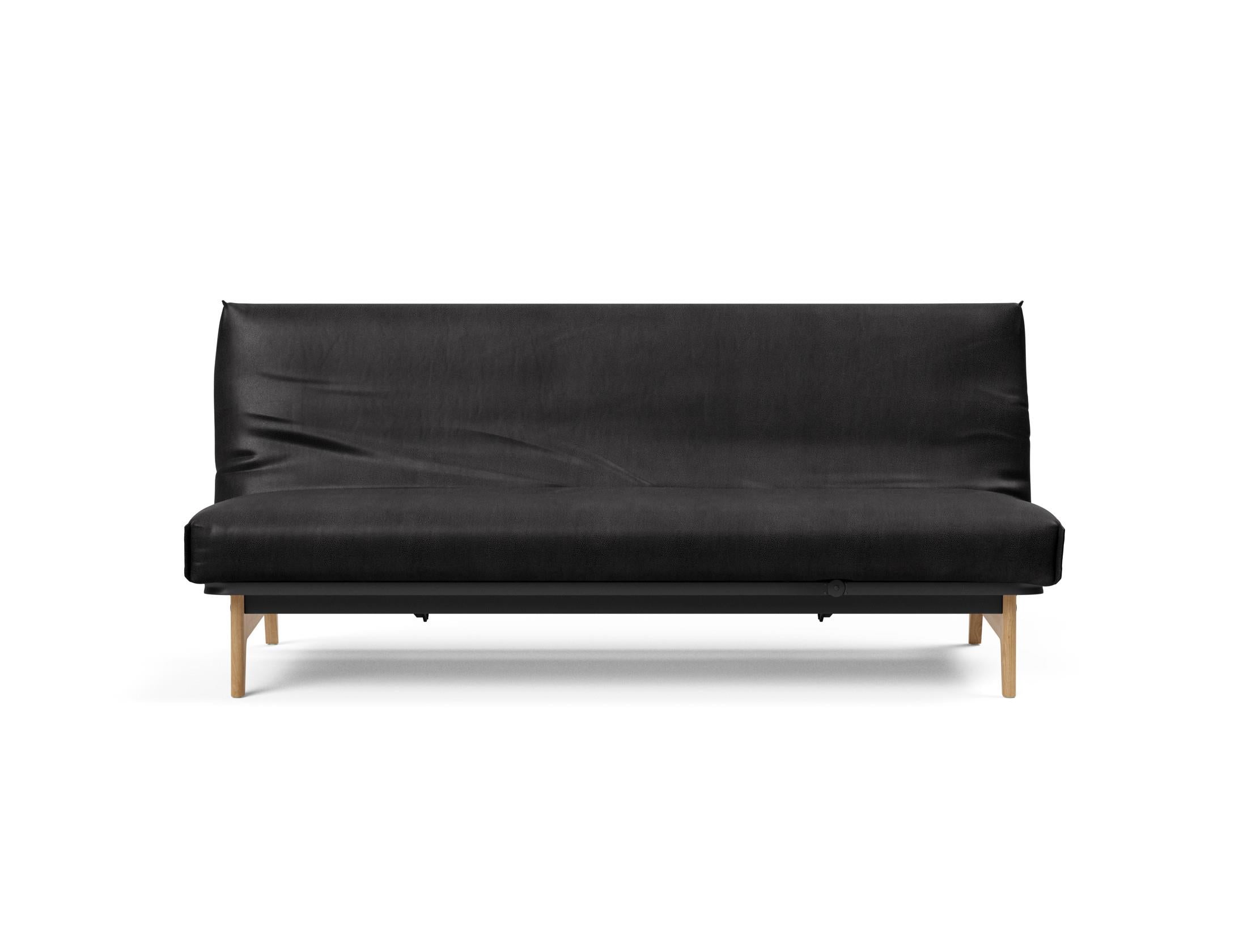 Erleben Sie das Aslak 120 Bettsofa Nordic Cover Soft Spring von Innovation Living – eine perfekte Kombination aus modernem Stil und optimalem Schlafkomfort.