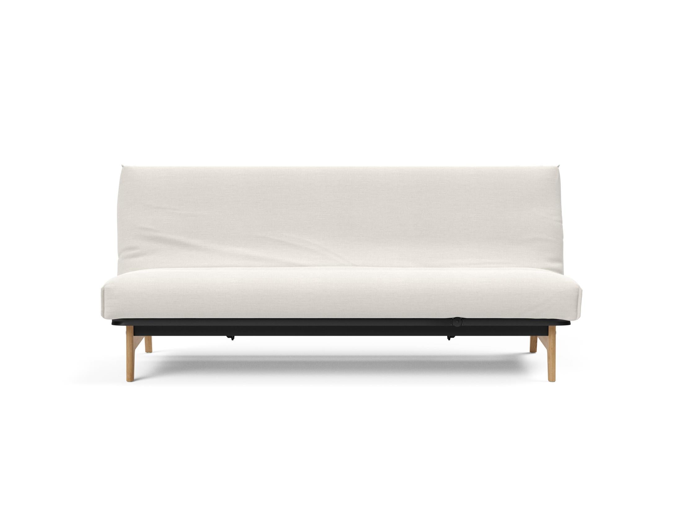 Entdecken Sie das Aslak 120 Bettsofa Nordic Cover Soft Spring von Innovation Living – stilvolles Design trifft auf höchsten Schlafkomfort.