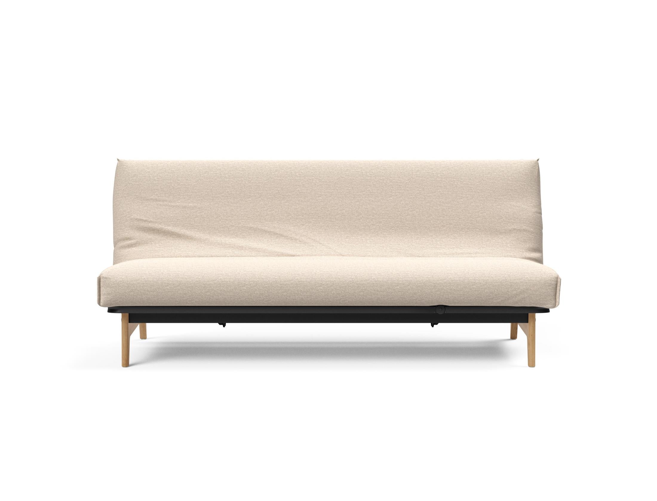 Erleben Sie das Aslak 120 Bettsofa Nordic Cover Soft Spring von Innovation Living – eine perfekte Kombination aus modernem Stil und optimalem Schlafkomfort.