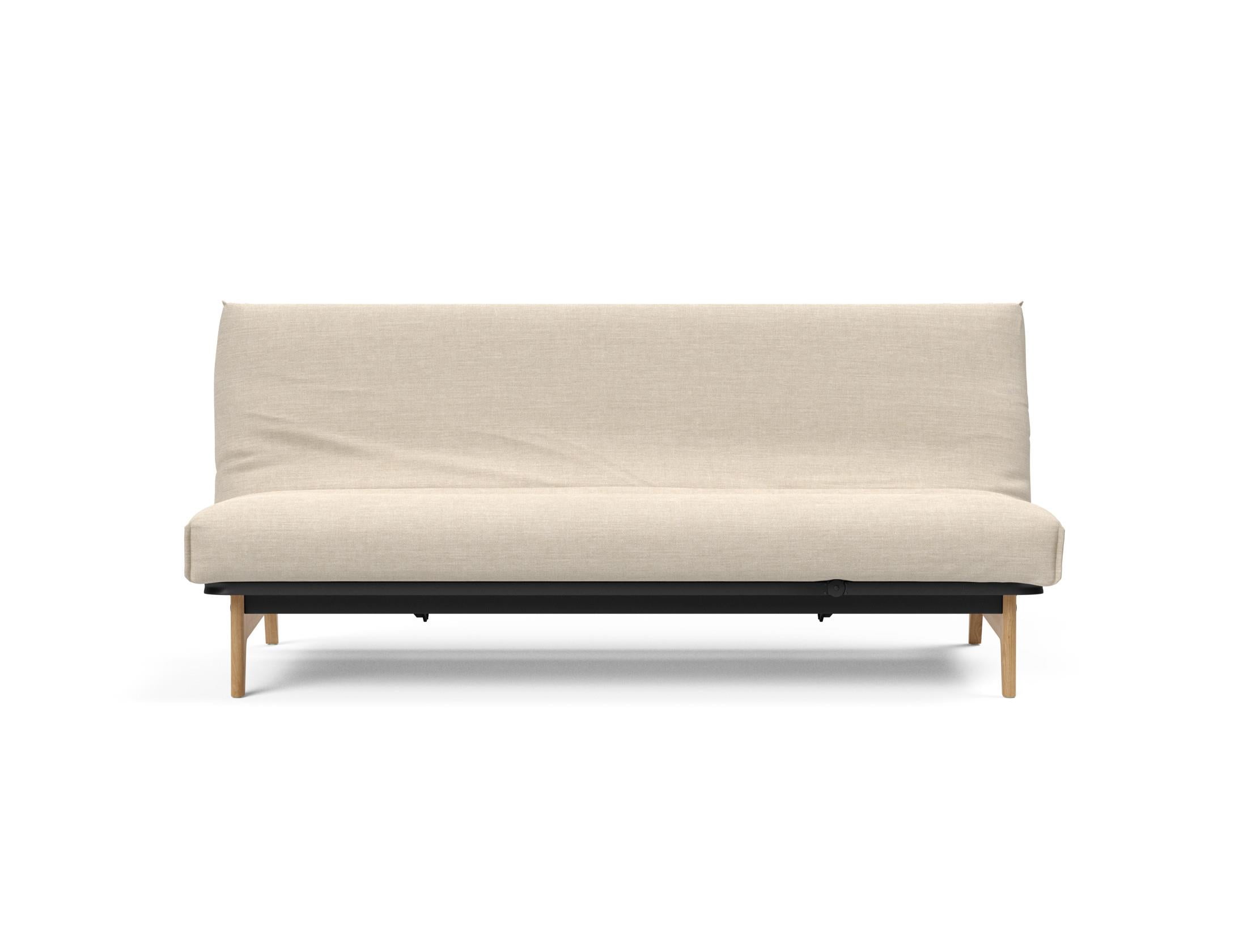Entdecken Sie das Aslak 120 Bettsofa Nordic Cover Soft Spring von Innovation Living – stilvolles Design trifft auf höchsten Schlafkomfort für Ihr Zuhause.