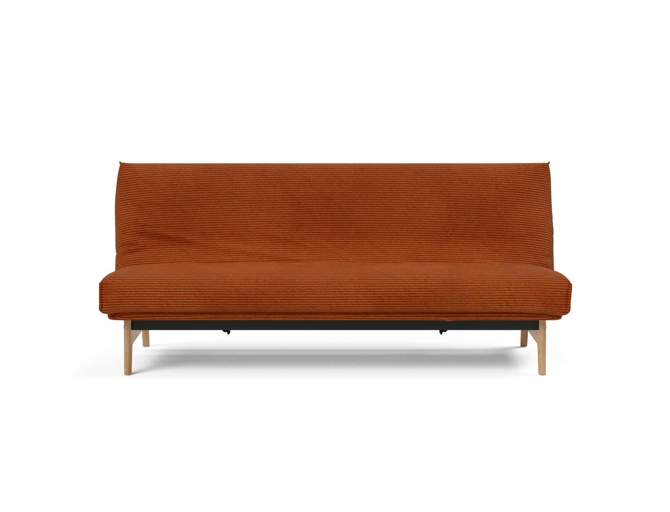 Aslak 120 Bettsofa Nordic Cover: Modernes Design mit Soft Spring Federung, ideal für gemütliche Nächte und stilvolle Wohnräume.