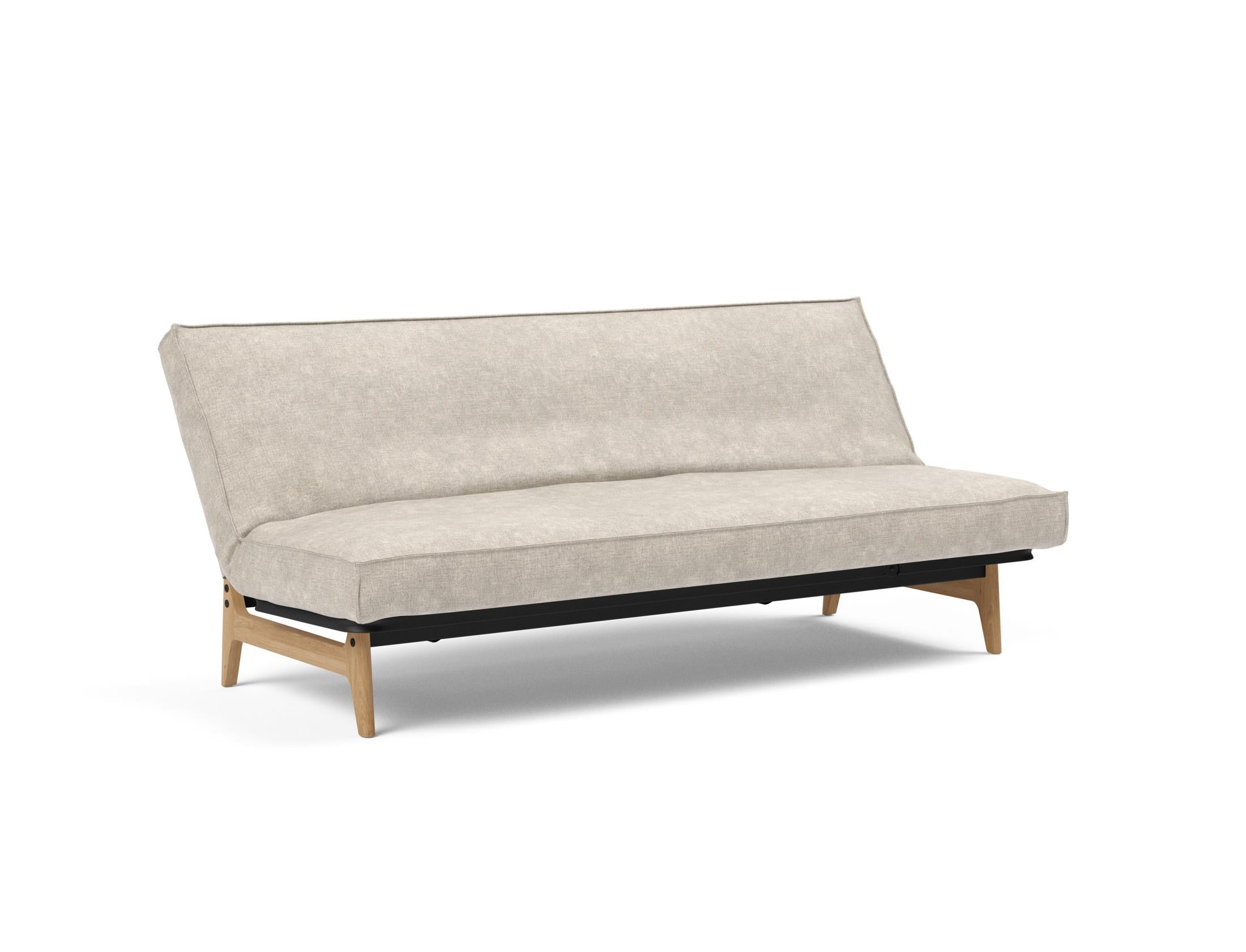 Erleben Sie das Aslak 120 Bettsofa mit stilvollem Sharp Plus Cover und robuster Bauweise – perfekt für jeden Wohnraum und komfortable Nächte.