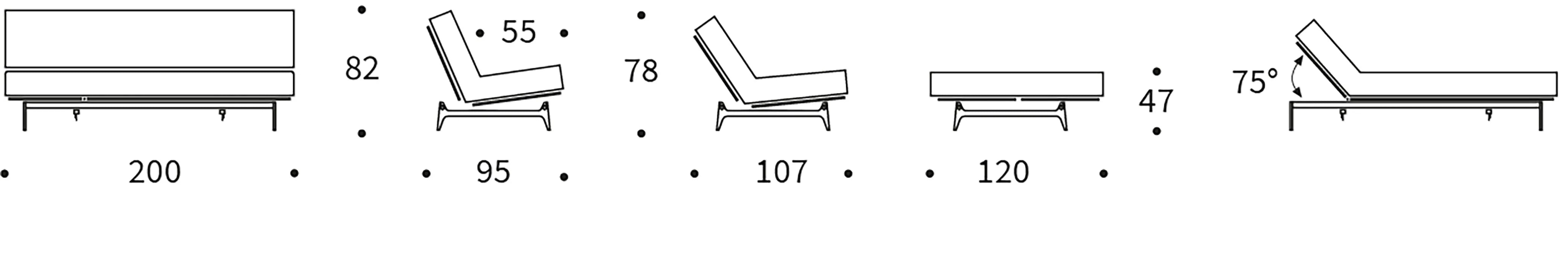 Erleben Sie das Aslak 120 Bettsofa mit elegantem Sharp Plus Cover und zeitlosem Gestellbezug – perfekt für Ihr modernes Zuhause.