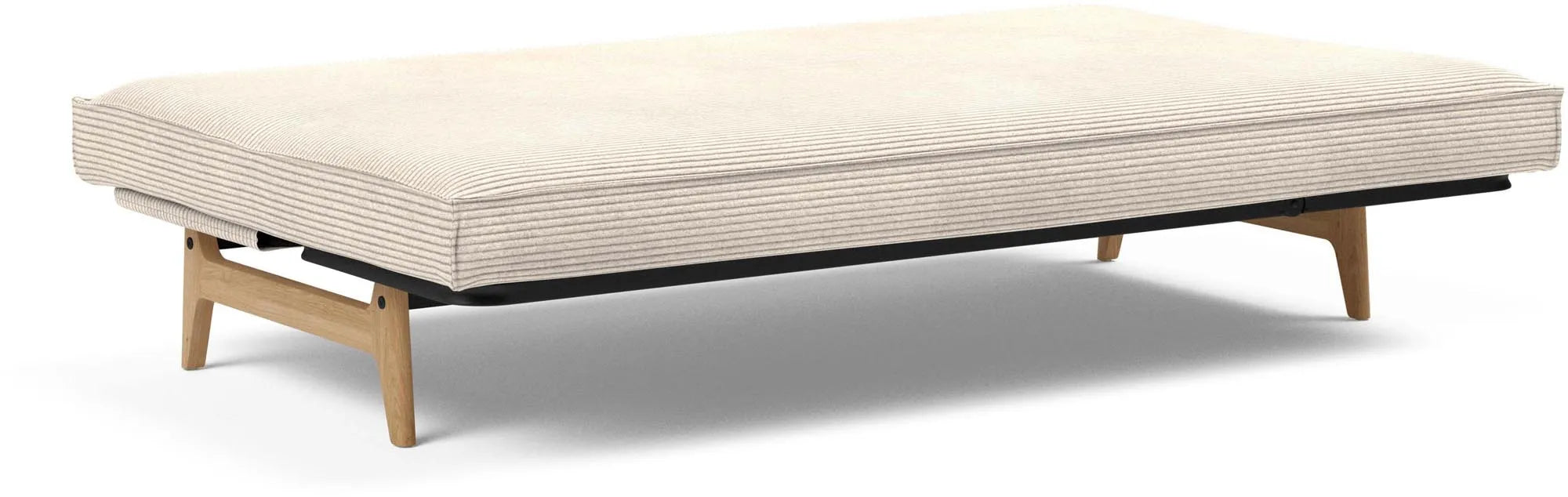 Erleben Sie das Aslak 120 Bettsofa Sharp Plus Cover Classic von Innovation Living – stilvoll, funktional und ideal für kleine Räume.
