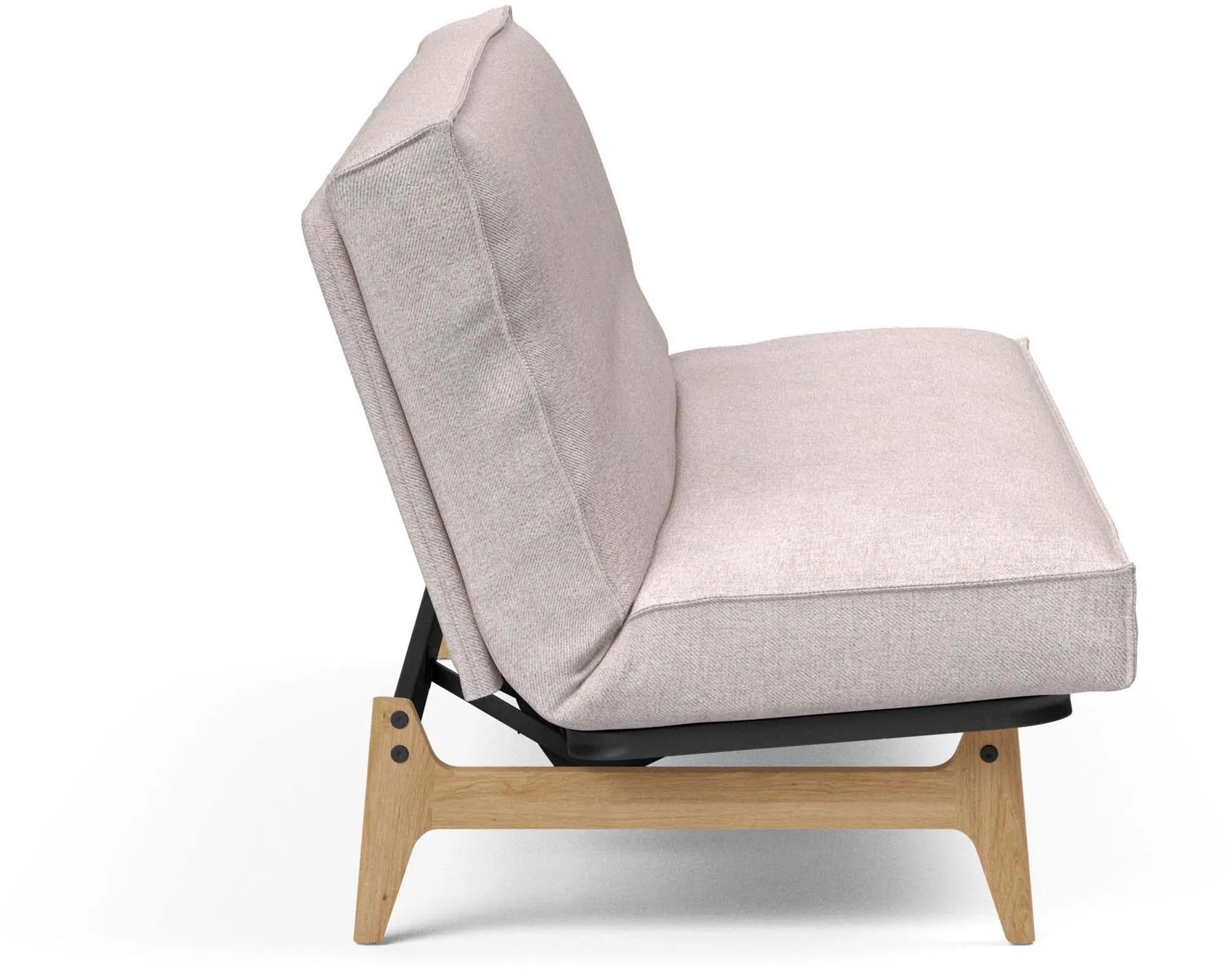 Aslak 120 Bettsofa Sharp Plus Cover: stilvolles Schlafsofa mit hochwertigem Bezug, ideal für kleine Räume und flexible Einrichtungsideen.