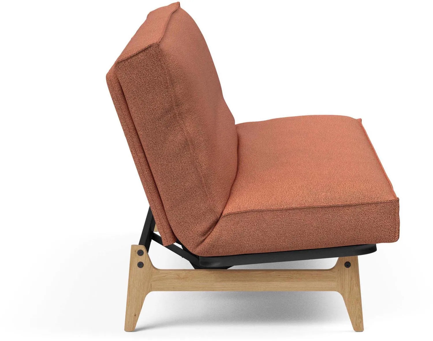Aslak 120 Bettsofa Sharp Plus Cover: stilvolles Schlafsofa mit hochwertigem Bezug, ideal für kleine Räume und flexible Einrichtungsideen.
