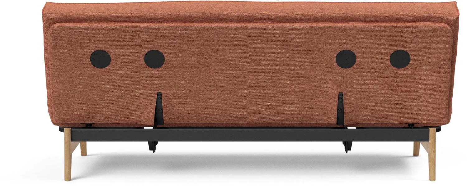 Aslak 120 Bettsofa Sharp Plus Cover: stilvolles Schlafsofa mit hochwertigem Bezug, ideal für kleine Räume und flexible Einrichtungsideen.