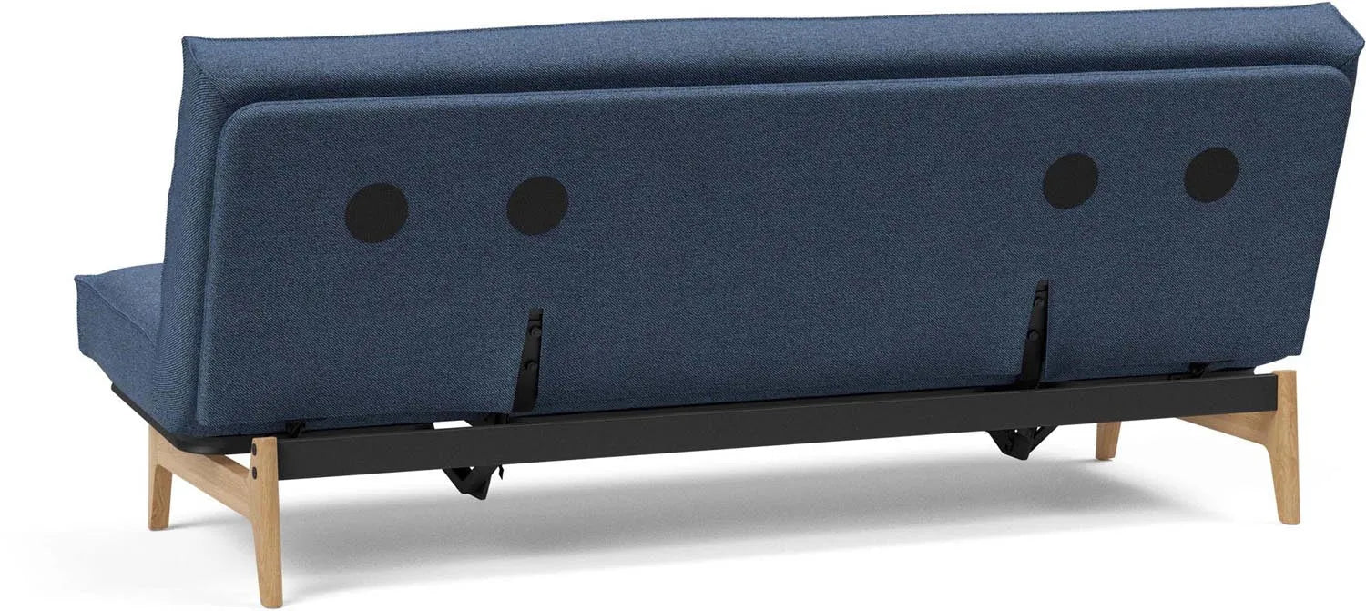 Aslak 120 Bettsofa Sharp Plus Cover: stilvolles Schlafsofa mit hochwertigem Bezug, ideal für kleine Räume und flexible Einrichtungsideen.