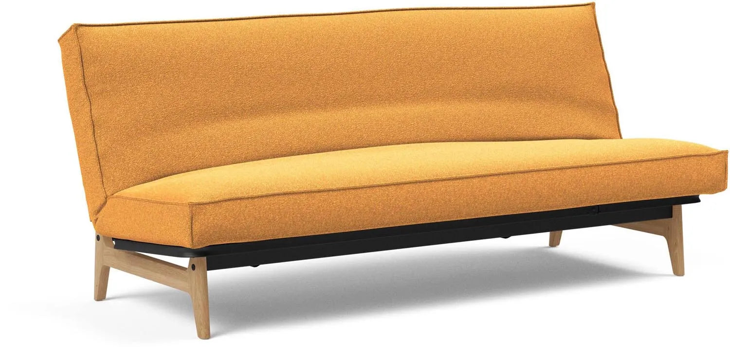 Aslak 120 Bettsofa Sharp Plus Cover: stilvolles Schlafsofa mit hochwertigem Bezug, ideal für kleine Räume und flexible Einrichtungsideen.