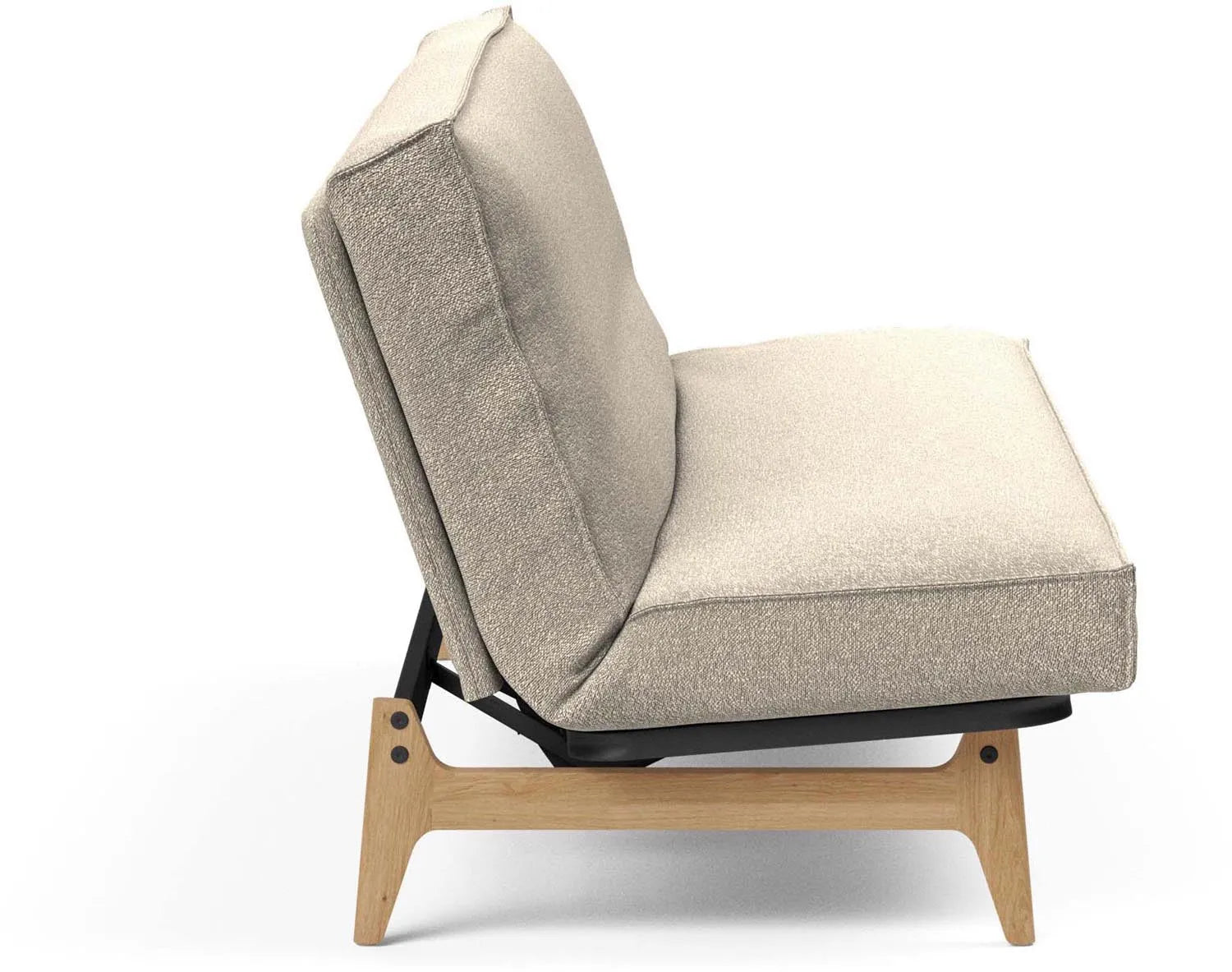 Aslak 120 Bettsofa Sharp Plus Cover: stilvolles Schlafsofa mit hochwertigem Bezug, ideal für kleine Räume und flexible Einrichtungsideen.