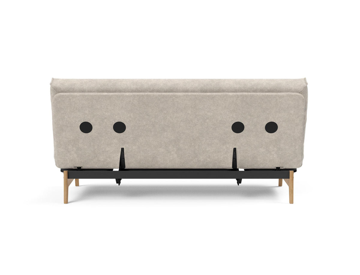 Aslak 140 Bettsofa Nordic Cover Soft Spring in 280 Avella Sand präsentiert im Onlineshop von KAQTU Design AG. Bettsofa ist von Innovation Living